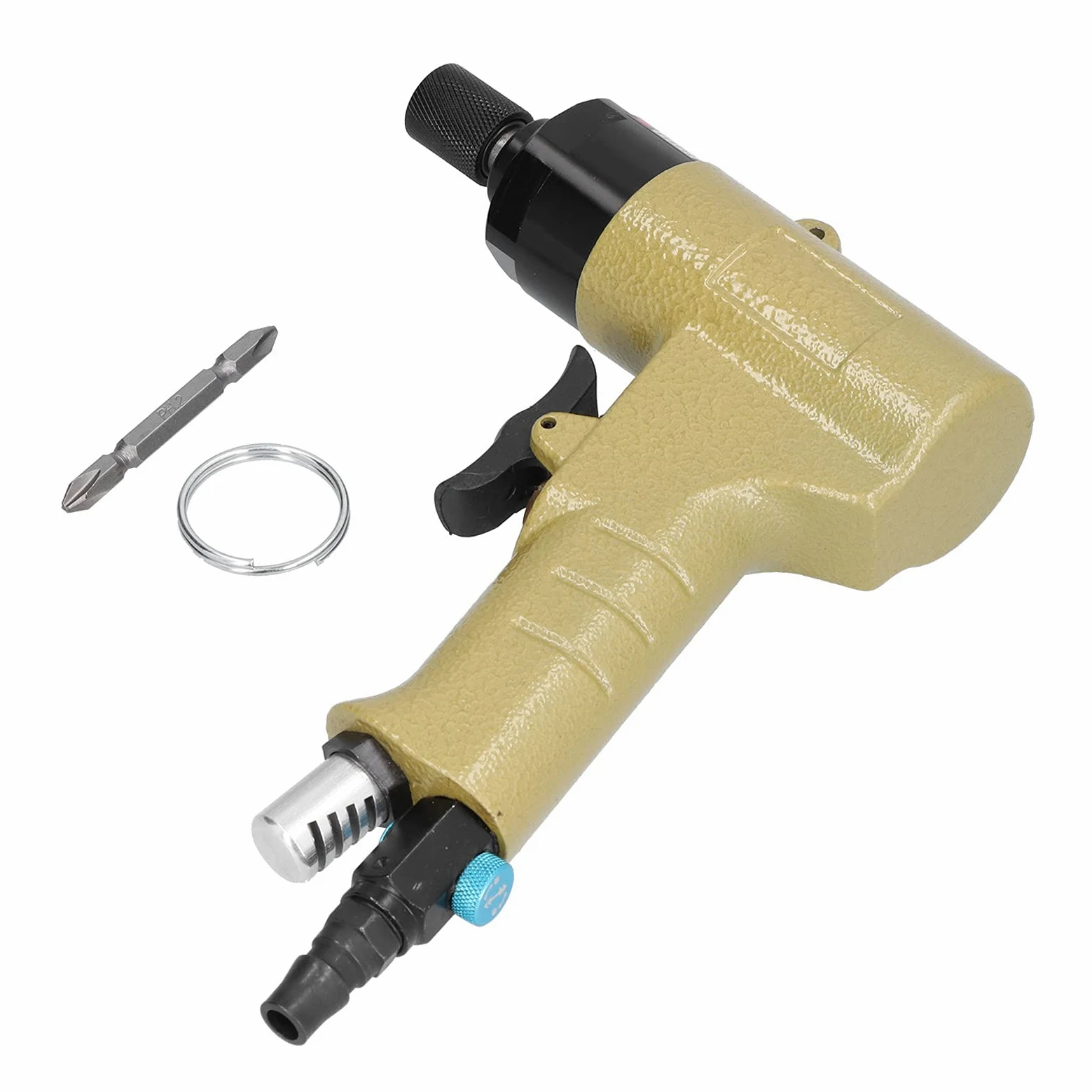 Wkrętak pneumatyczny ręczny pneumatyczny 1/4" 10 000 obr./min Wysokowydajny zestaw narzędzi KP805PN dla profesjonalnych mechaników i majsterkowiczów Konstrukcja ze stopu