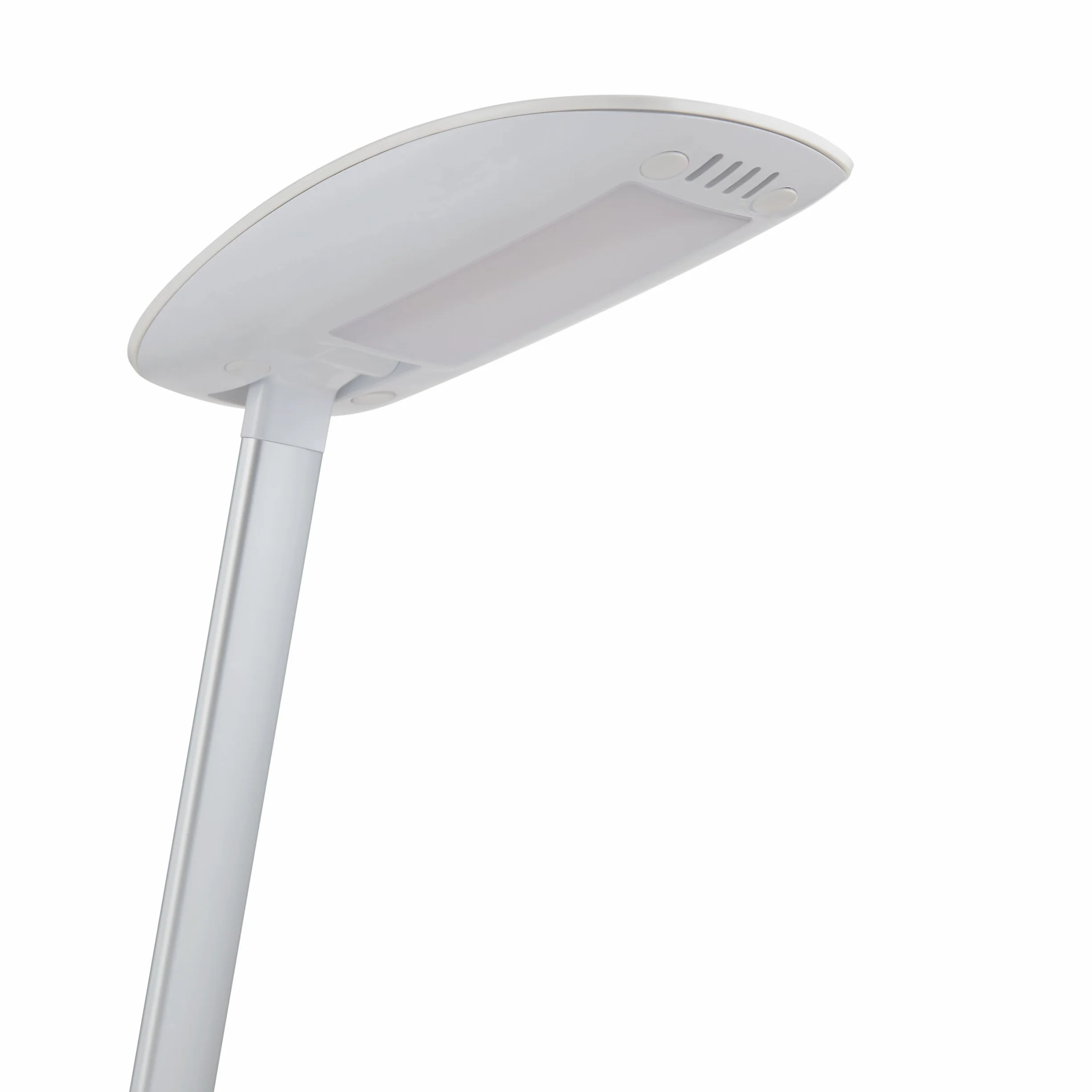 EGLO LED lampka stołowa Cajero, 1-płomienna lampa z dotykowym ściemniaczem | USB, lampa biurkowa, minimalistyczna z wysokiej jakości tworzywa, biała lampa do biura