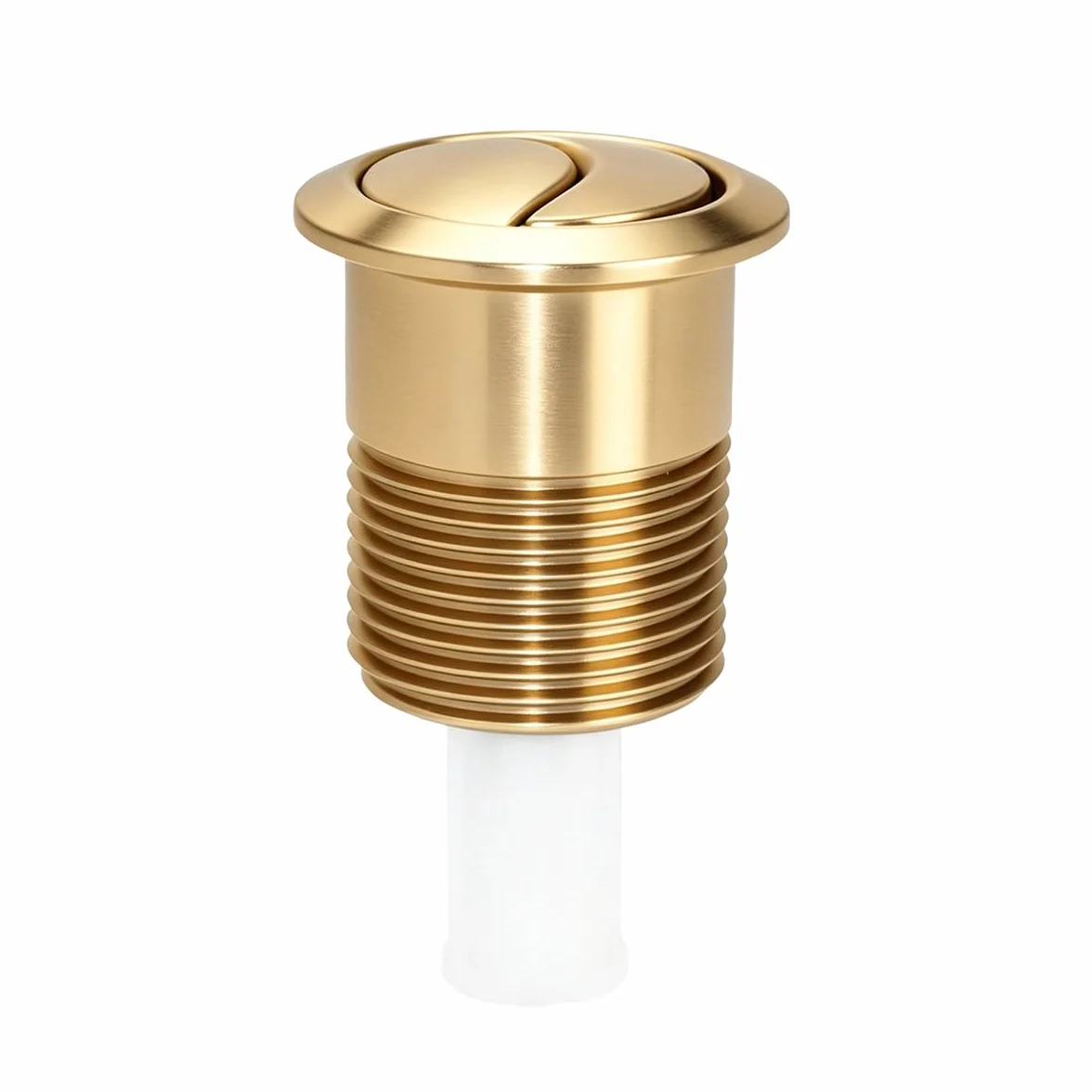 Ticha Wymienny przycisk spłukiwania toalety, okrągły kształt, nowoczesny przycisk do toalety, do Skipper 45 Dual Flush Cistern (złoty)