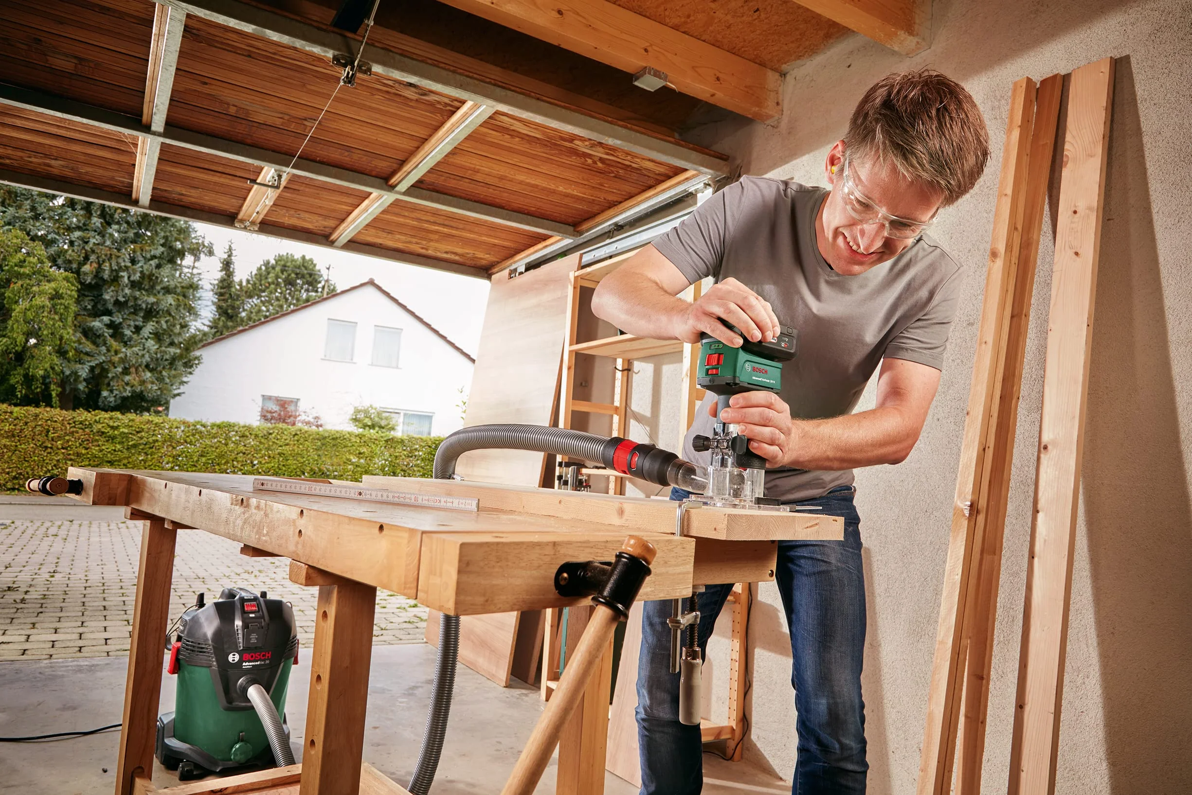 Bosch Accessories 1 x pierścień do kopiowania (do Advanced TrimRouter 18V-8, akcesoria frezarka)