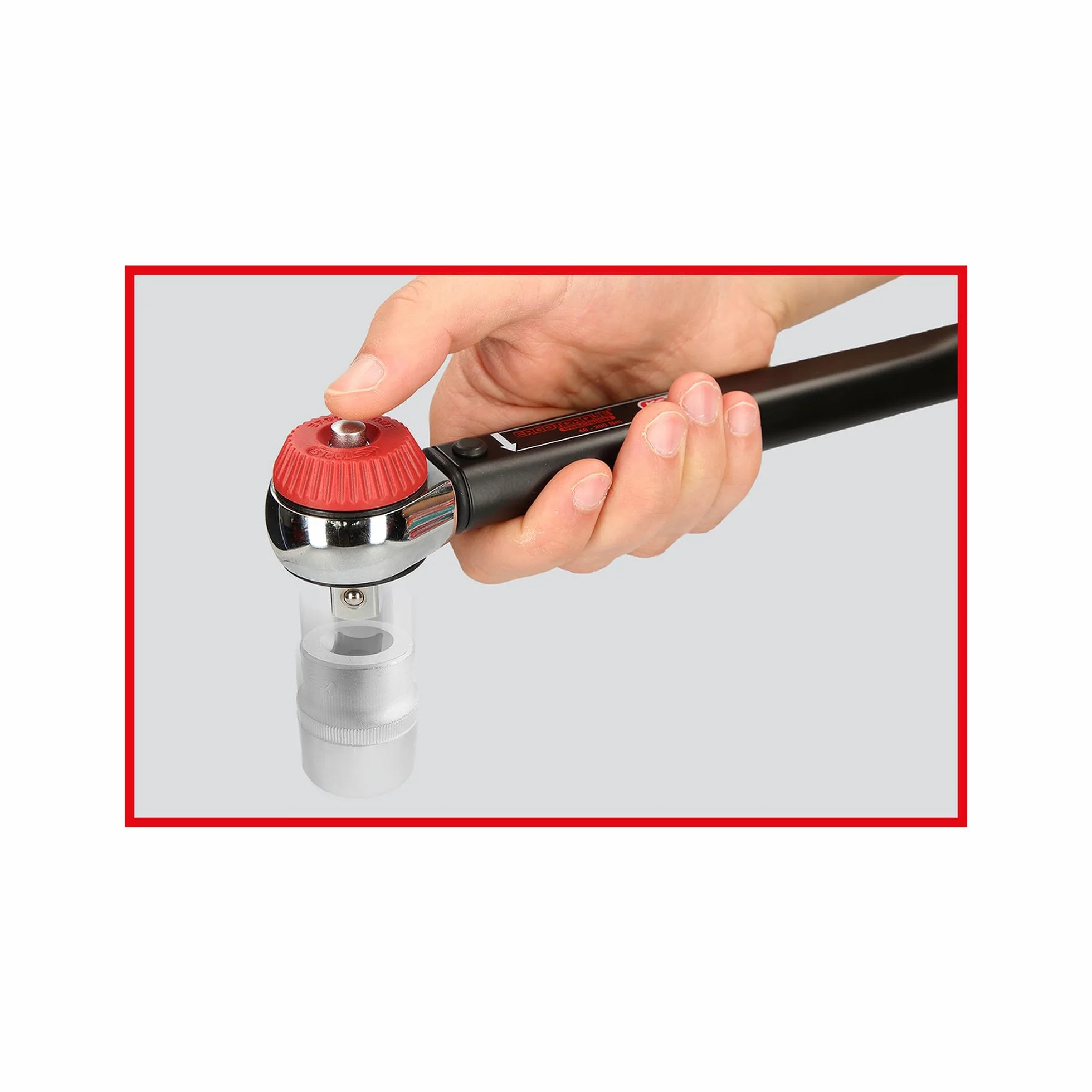 KS Tools 516.1442 1/2"ERGOprec Klucz dynamometryczny,40-200Nm, przełączana obrotowa głowica