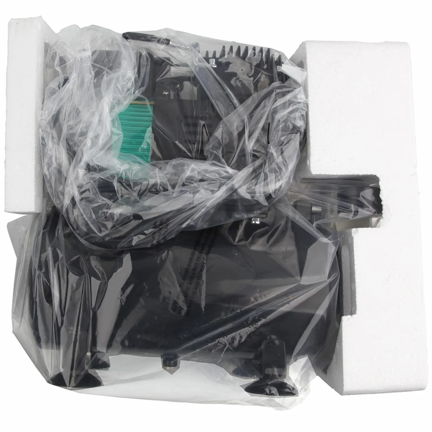 Airgoo Luxus Airbrush AG-326 Kompresor z dwoma wentylatorami chłodzącymi i zbiornikiem powietrza 3 l, regulatorem, pochłaniaczem wilgoci, do hobby, dekoracji żywności, tatuażu, grafiki