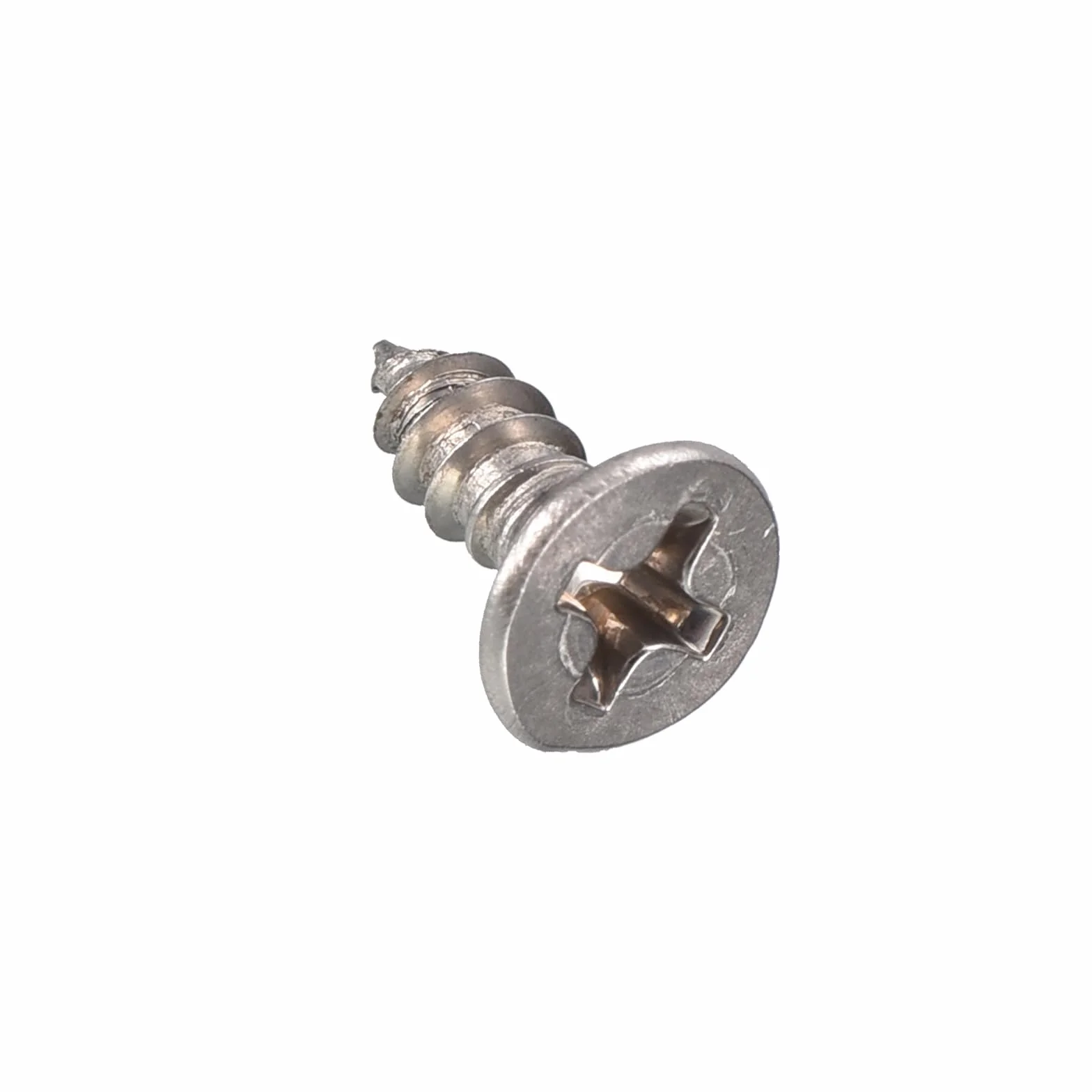 QUARKZMAN Śruby samogwintujące M3,5 x 9,5 mm x 50 szt. zamknięcie z rowkiem krzyżowym do montażu drzwi i środków mocujących [srebrna płaska końcówka]