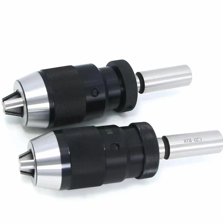 Samozaciskowy uchwyt wiertarski B10 B12 B16 B18 B22 do MT1 MT2 MT3 MT4 MT5 R8 C10 C12 C16 C20 1 szt.(B18 (1-16mm) No Rod)