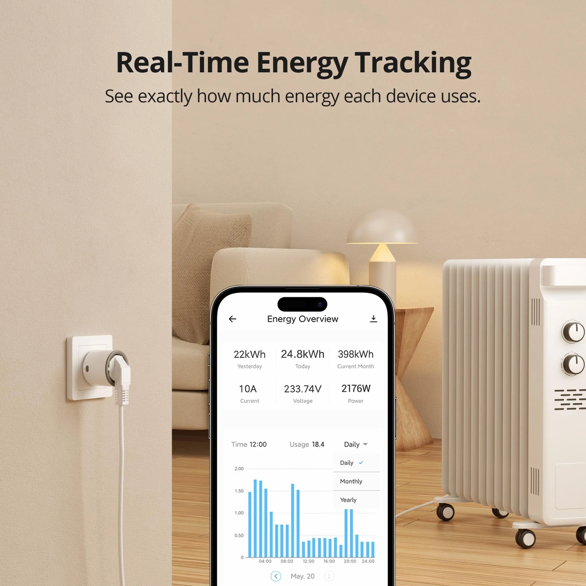 SONOFF S60ZBTPF inteligentna wtyczka (Zigbee, wymaga bramki) – pilot zdalnego sterowania, monitorowanie energii, timer, ochrona przed przeciążeniem, repeater, kompatybilny z eWeLink, 2 szt