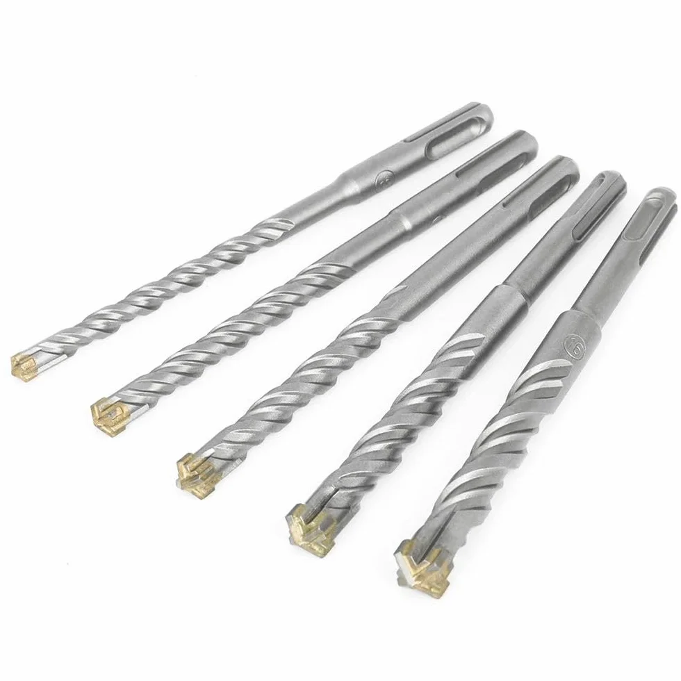 Wiertła do muru — 6–12 mm wiertła udarowe z węglika wolframu z końcówką krzyżową do betonu,(10x210mm)