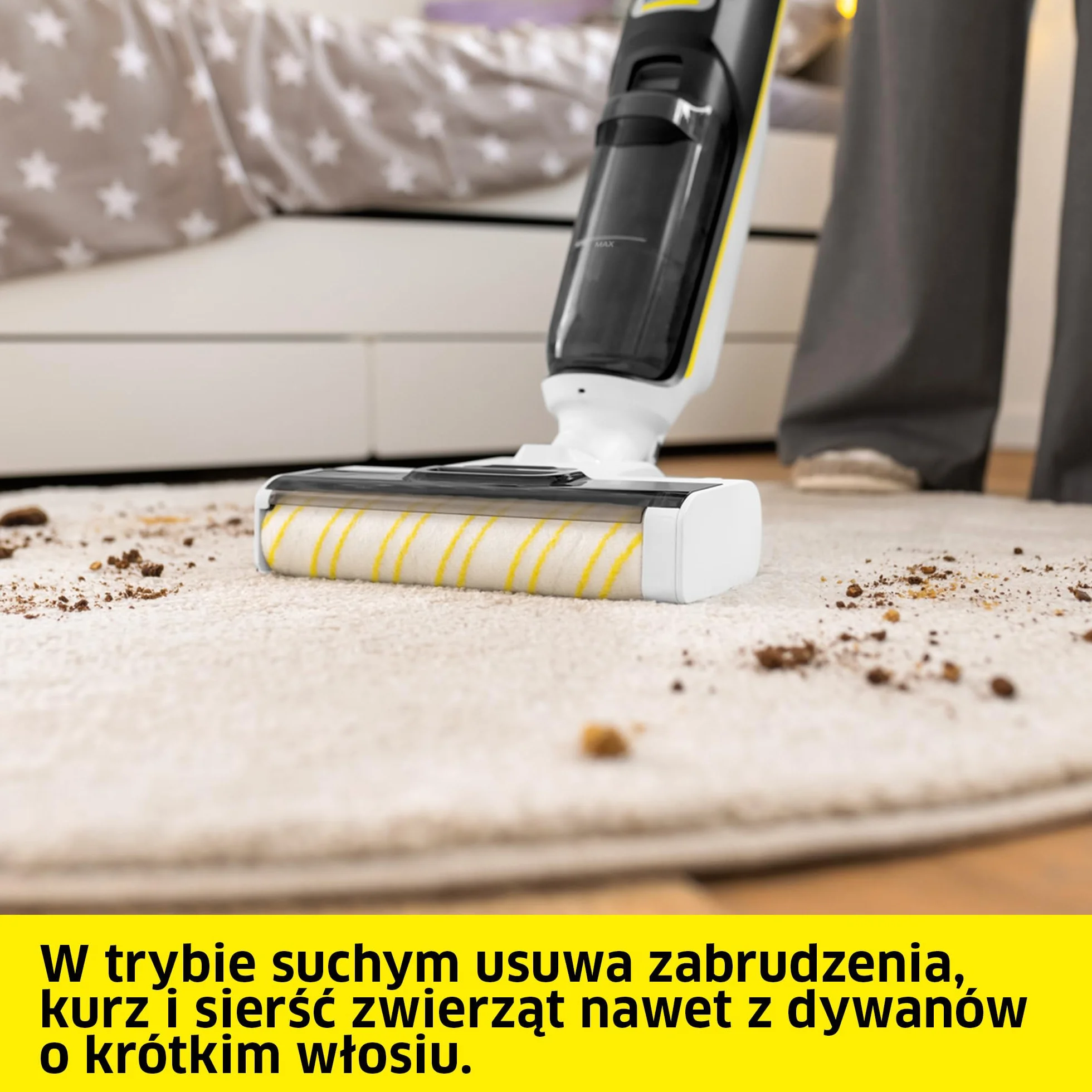 Kärcher bezprzewodowy mop odkurzający FCV 4, 45 min, 200 m²