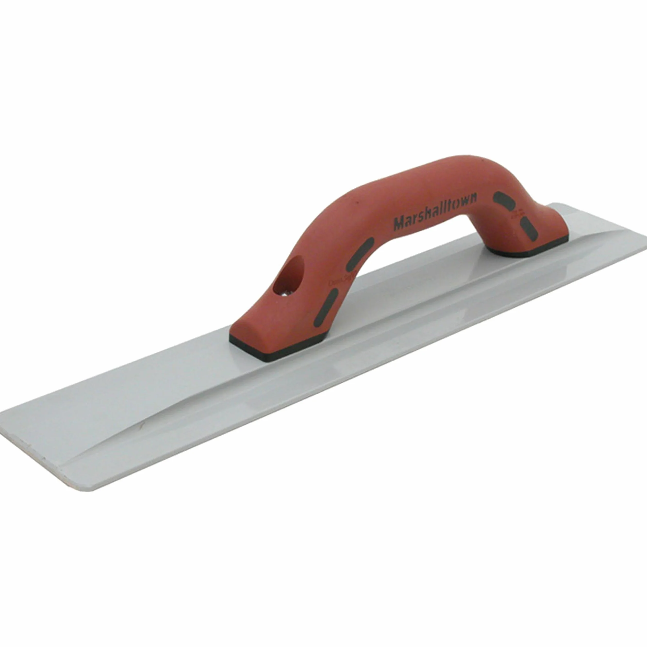 Paca ręczna Marshalltown z uchwytem Durasoft, wykonana z magnezu, do posadzek i betonu, rozmiar pacy: 305x79 mm