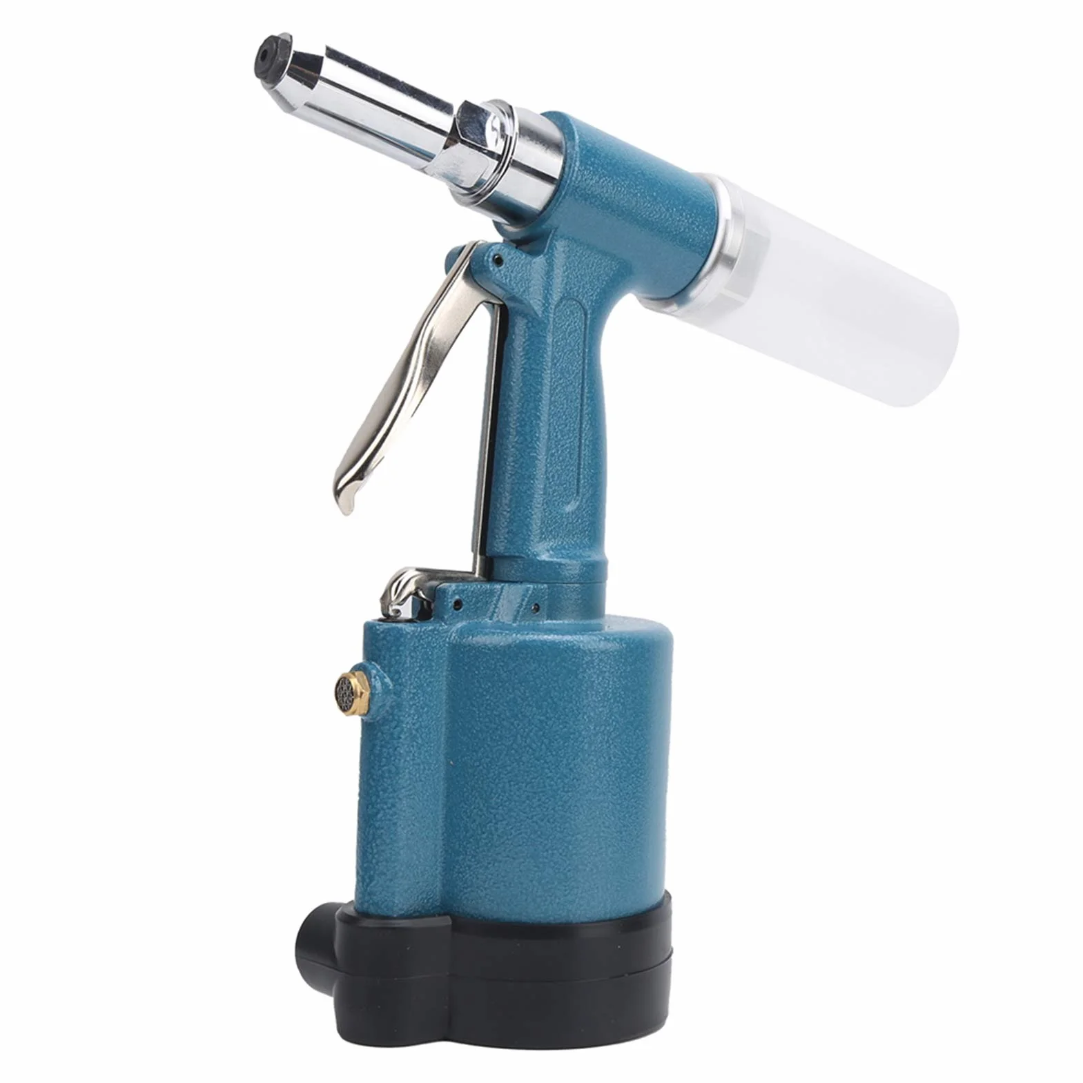 Pneumatyczny pistolet do nitowania, KP-702 Blue Air Nitownica Przemysłowa 3-szczękowa nitownica pneumatyczna Aluminiowa konstrukcja hydrauliczna dla lotnictwa(European Style)