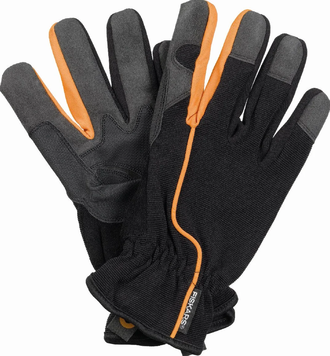 Fiskars Rękawice ogrodnicze Rozmiar 10 czarno-pomarańczowe