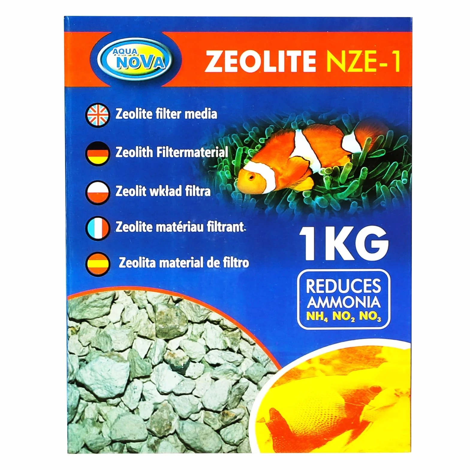 Aqua Nova Zeolite NZE-1 wkład filtra 1kg
