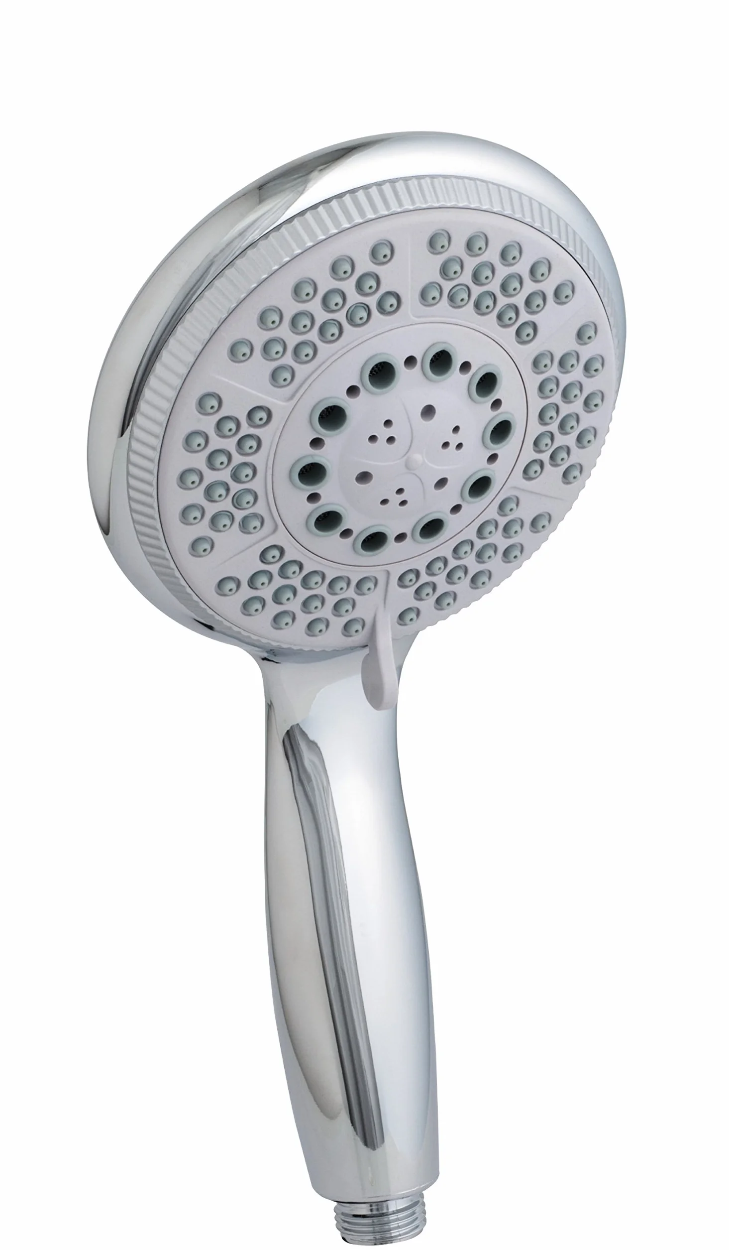 tesa SPAA zestaw prysznicowy: drążek, wąż, słuchawka pod prysznic – samoprzylepna armatura prysznicowa – bez wiercenia – chromowany metal – 90 cm