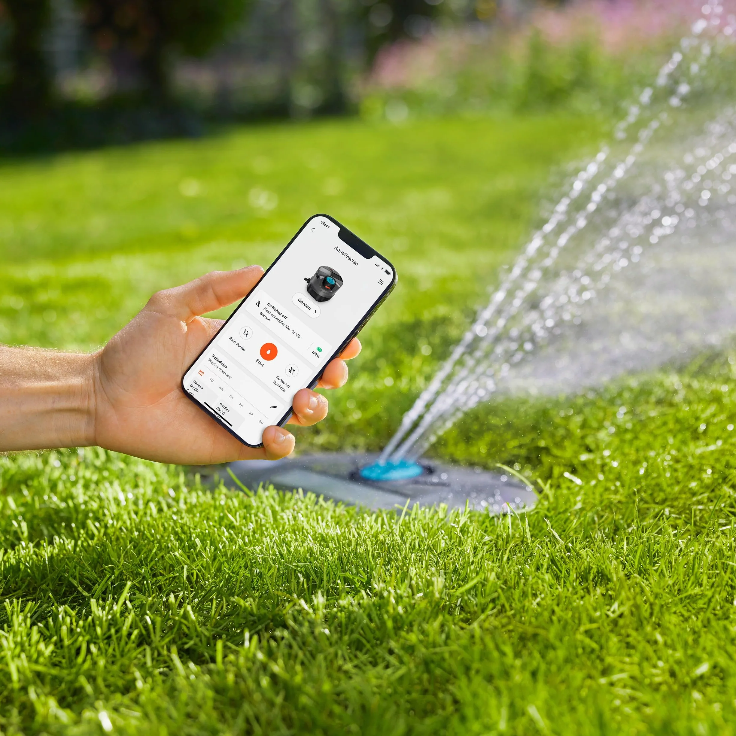 Gardena AquaPrecise nawadniania rurociągowego Bluetooth 320 m² akcesoria