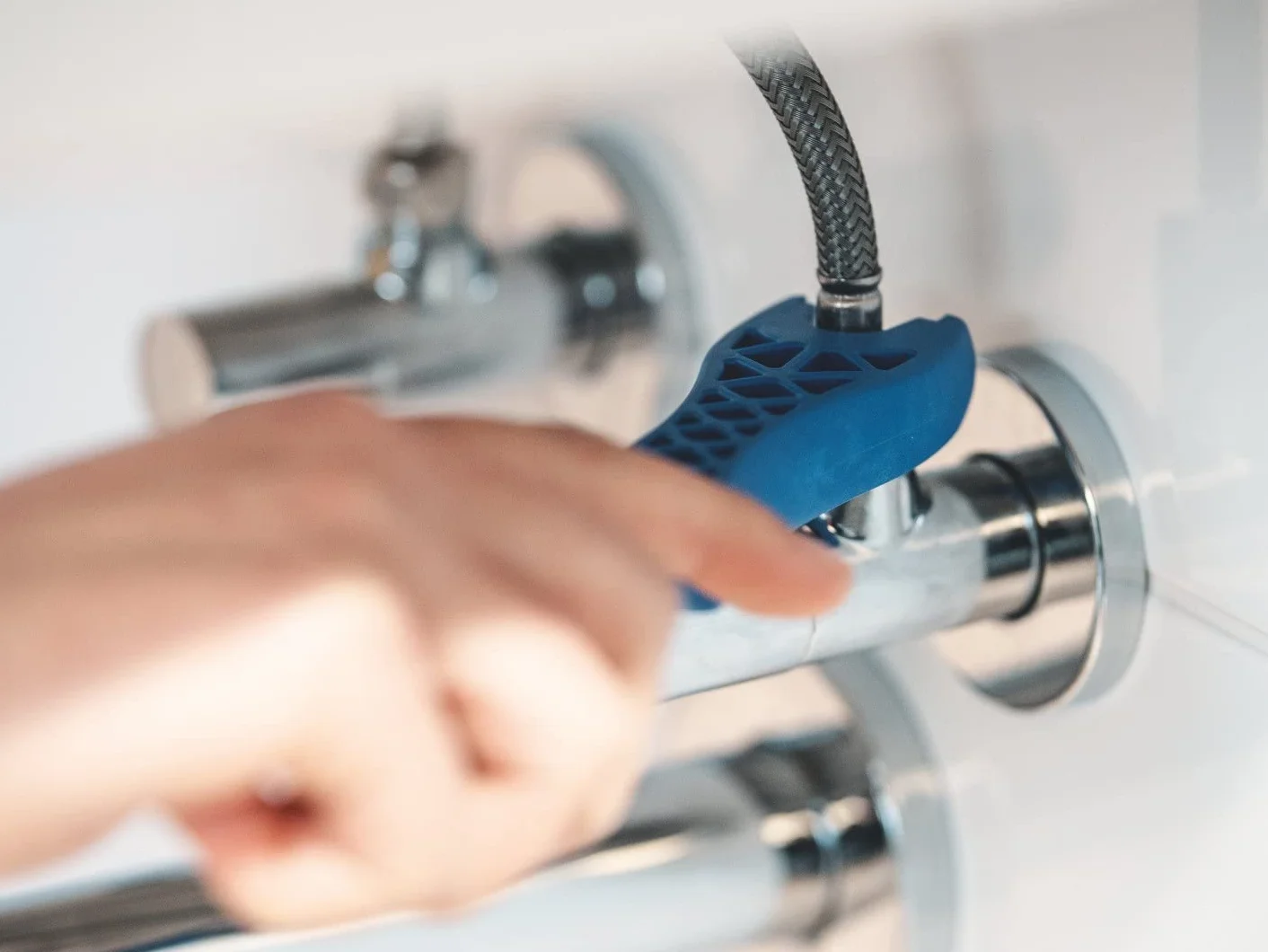 GROHE Narzędzie montażowe 3 w 1 (do baterii umywalkowej jednoręcznej), niebieskie, 14146000