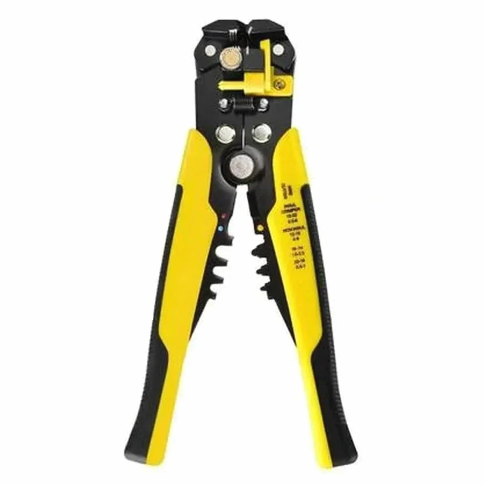 Zaciskarka Hydrauliczna, Zaciskarka do kabli Regulowany automatyczny ściągacz izolacji Wielofunkcyjne szczypce do zaciskania zacisków Narzędzie ręczne(Yellow)