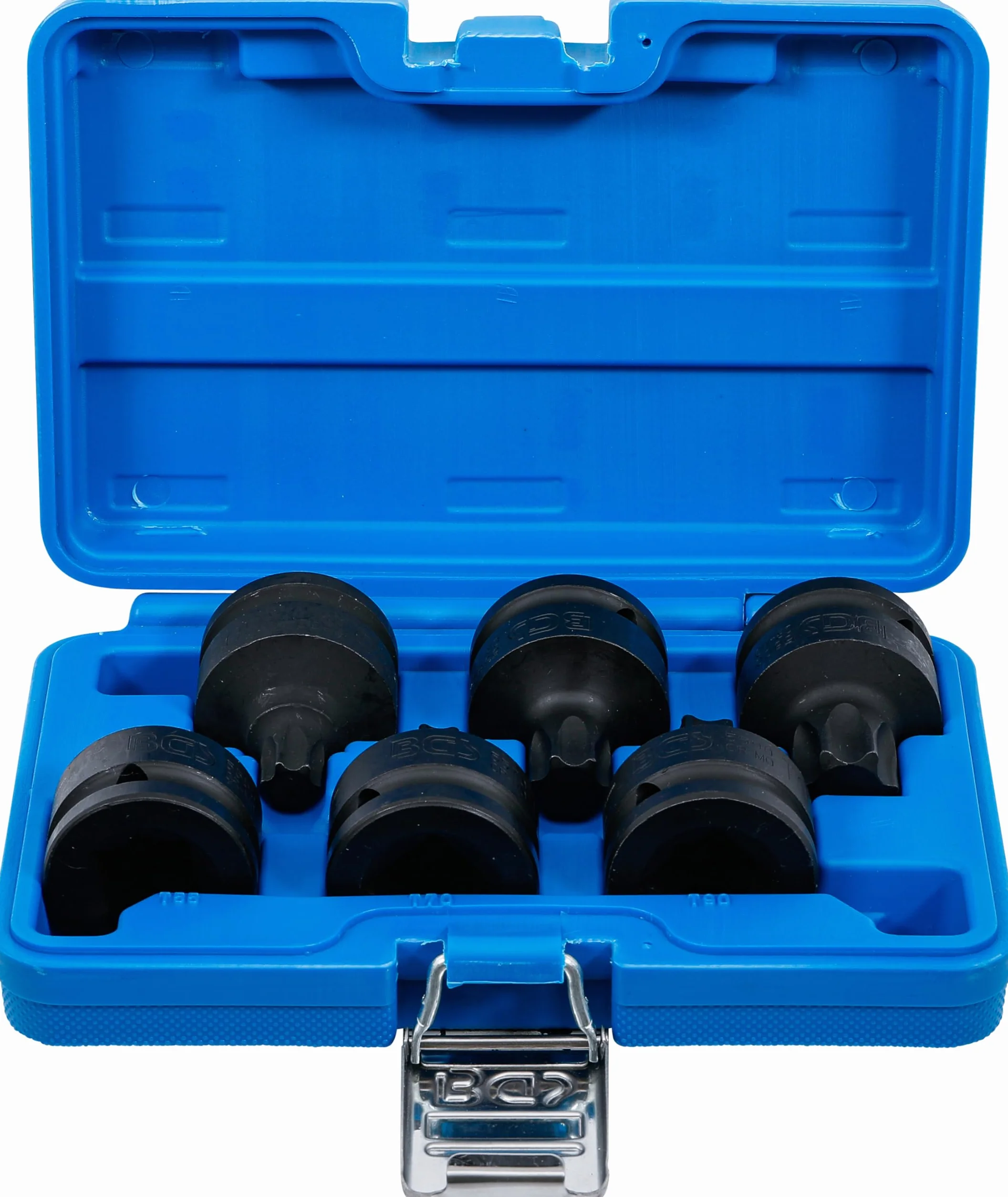 BGS 5055 | Zestaw nasadek udarowych do bitów | 20 mm (3/4") | profil T (do Torx) T55 - T100 | 6 szt.