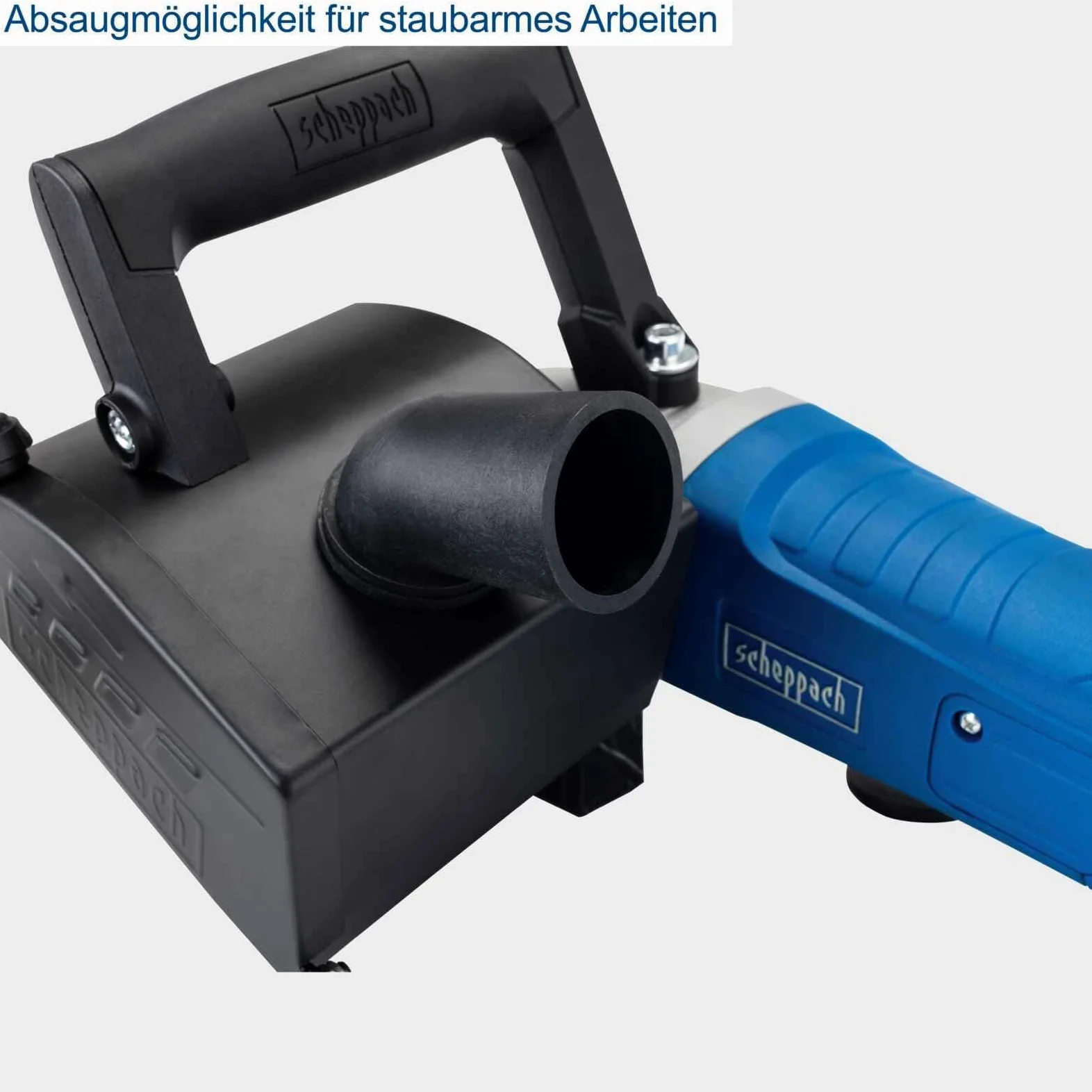 Scheppach Maszyna satynowa MRS1300 z miękkim rozruchem i mocą 1300 W | w zestawie z mosiężną taśmą szlifierską i nylonową szczotką | szerokość szczotki 100 mm o średnicy 120 mm | zmienna prędkość