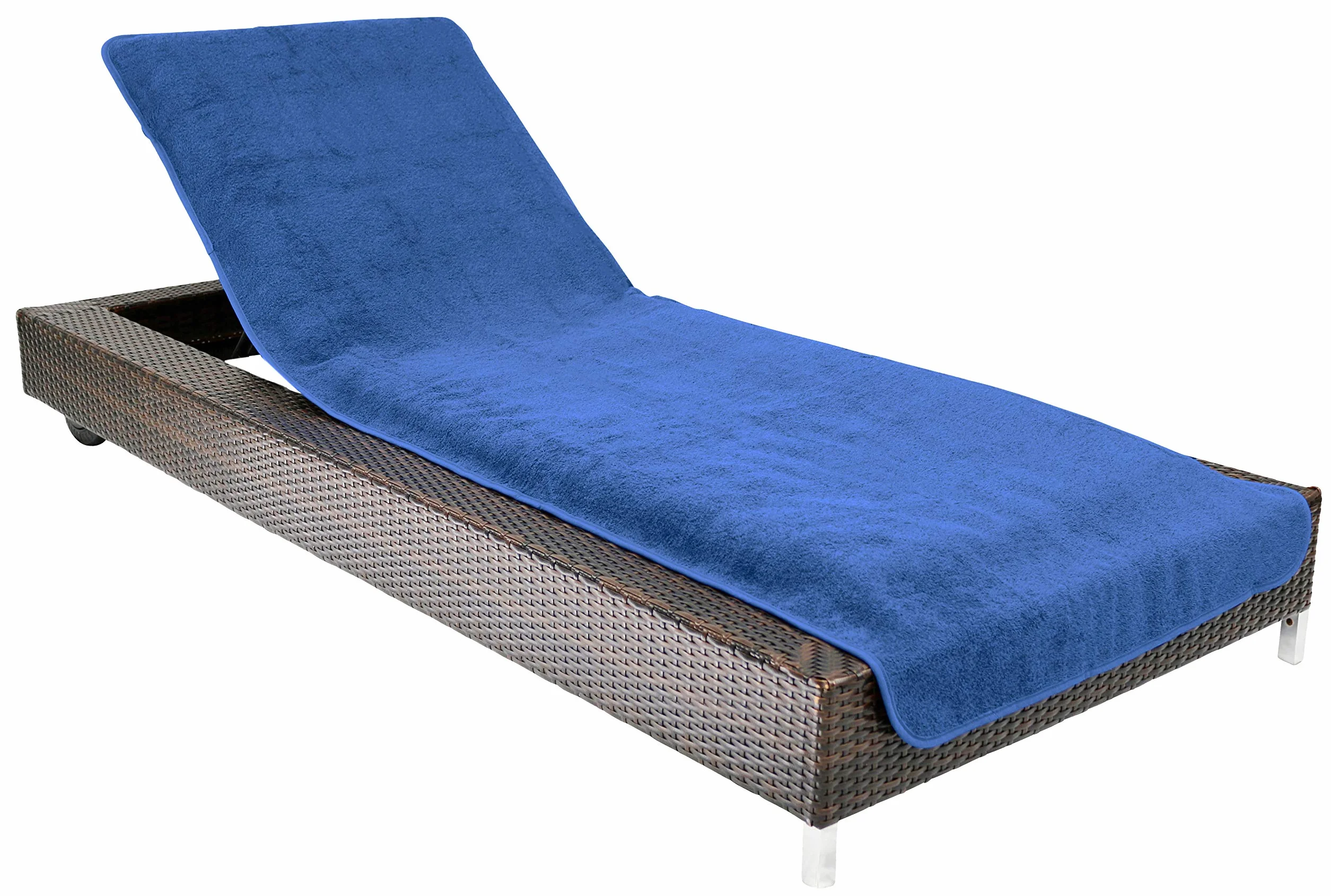 Brandsseller Pokrowiec ochronny na leżak ogrodowy 75 x 200 cm niebieski