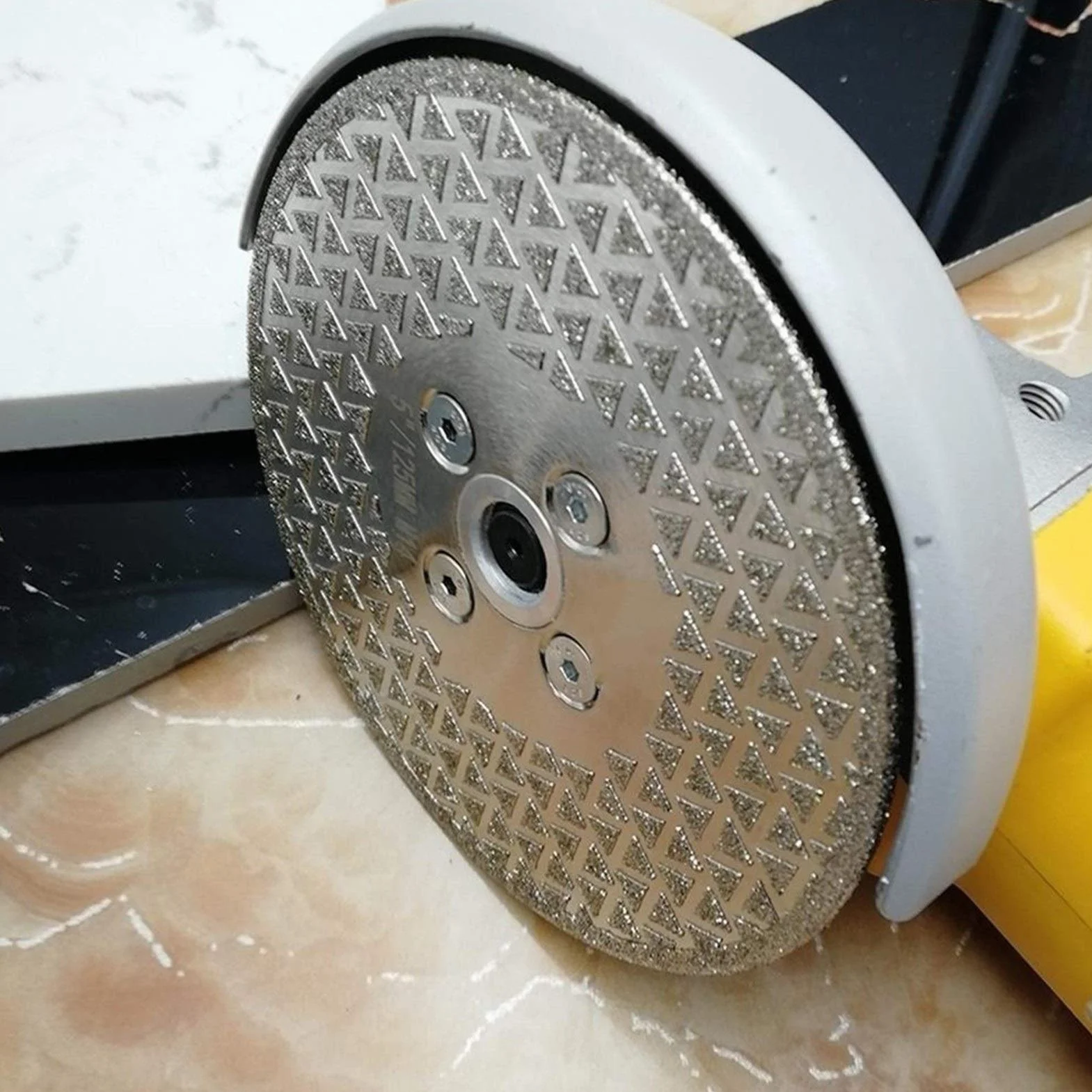 Tarcza Polerska, 1 Szt. Galwanizowane Diamentowe Ostrza Szlifierskie Obieny Powletarczą Diamentową Granitowa Tarcza Do Cięcia Marmuru/Sier/125Mm 22