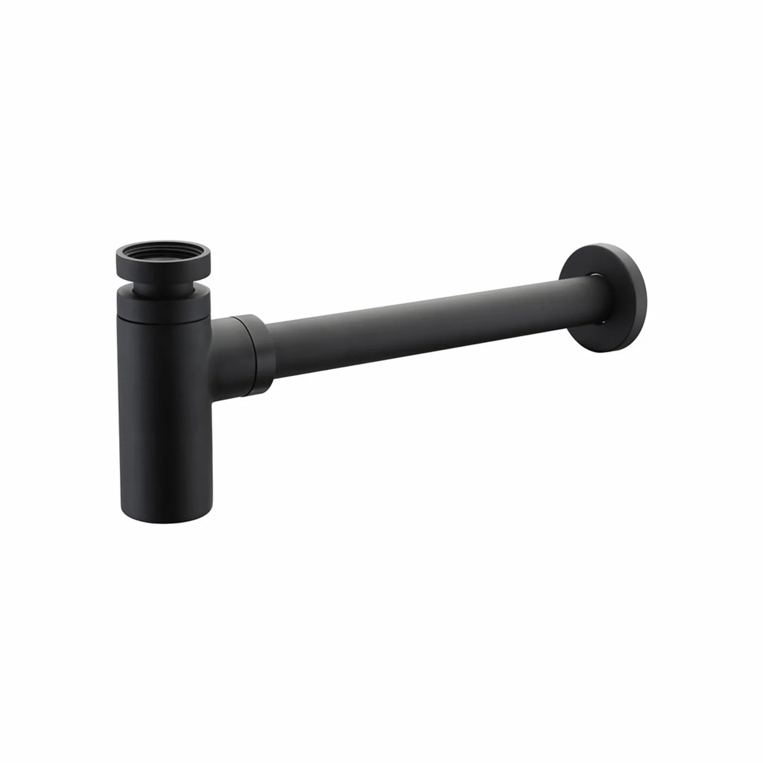 RAHBI Luksusowy matowy czarny mosiądz Euro Umywalka Butelka Hydraulika Rura do mycia Łazienka Syfon Syfon w nowoczesnym stylu leisurely (Color : Brush Bronze)