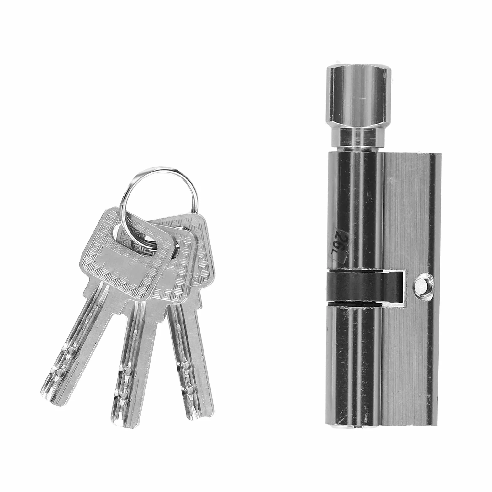 Cylinder Zamka, Części Zamienne do Zamka Drzwi Cylinder Zamka ze Stopu Aluminium i żelaza Wkładka z Rdzeniem Zamka Drzwi z Kluczem do Drzwi o Grubości 35–50 Mm