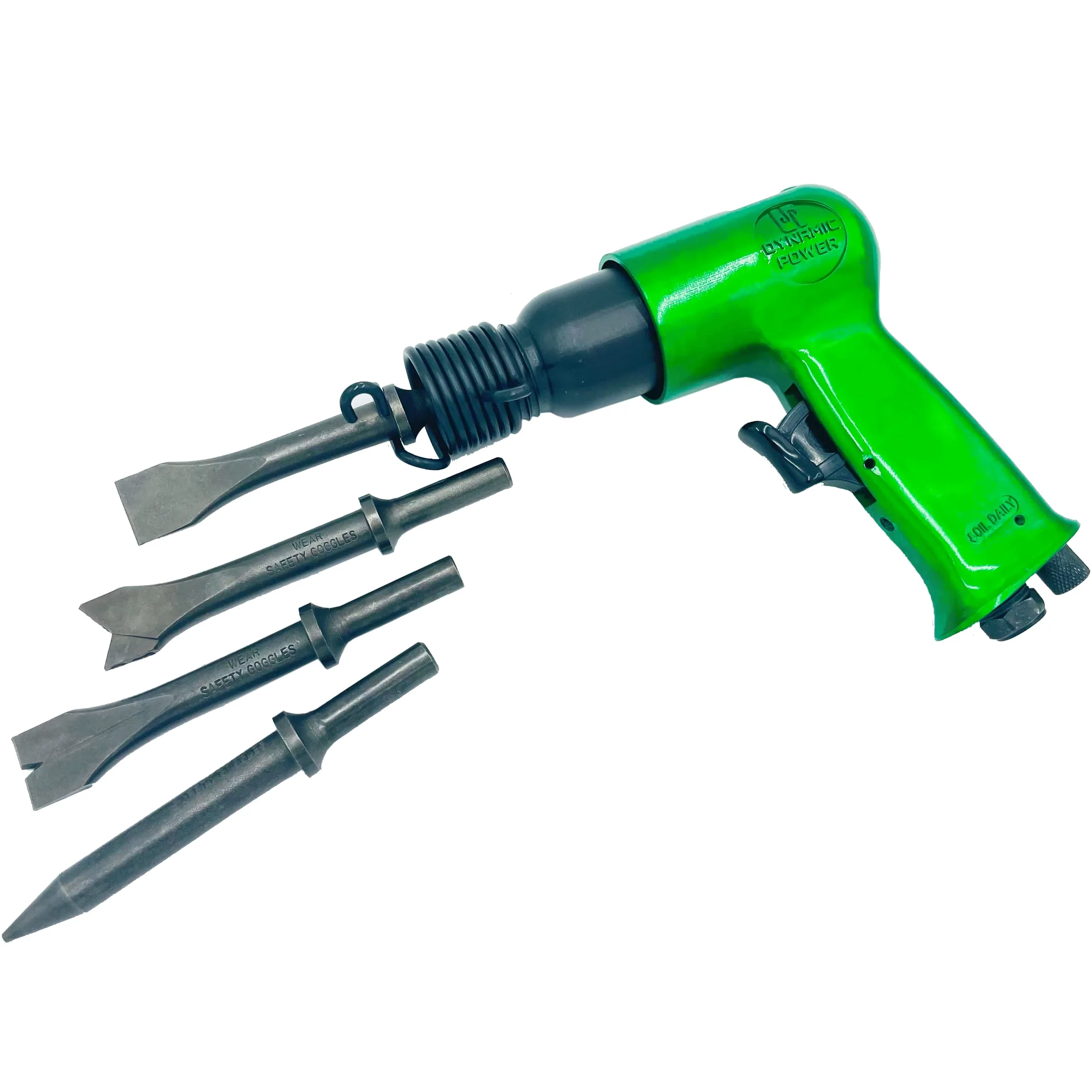 Dynamic Power Zestaw młota pneumatycznego z krótkim cylindrem 4 dłuta D319115