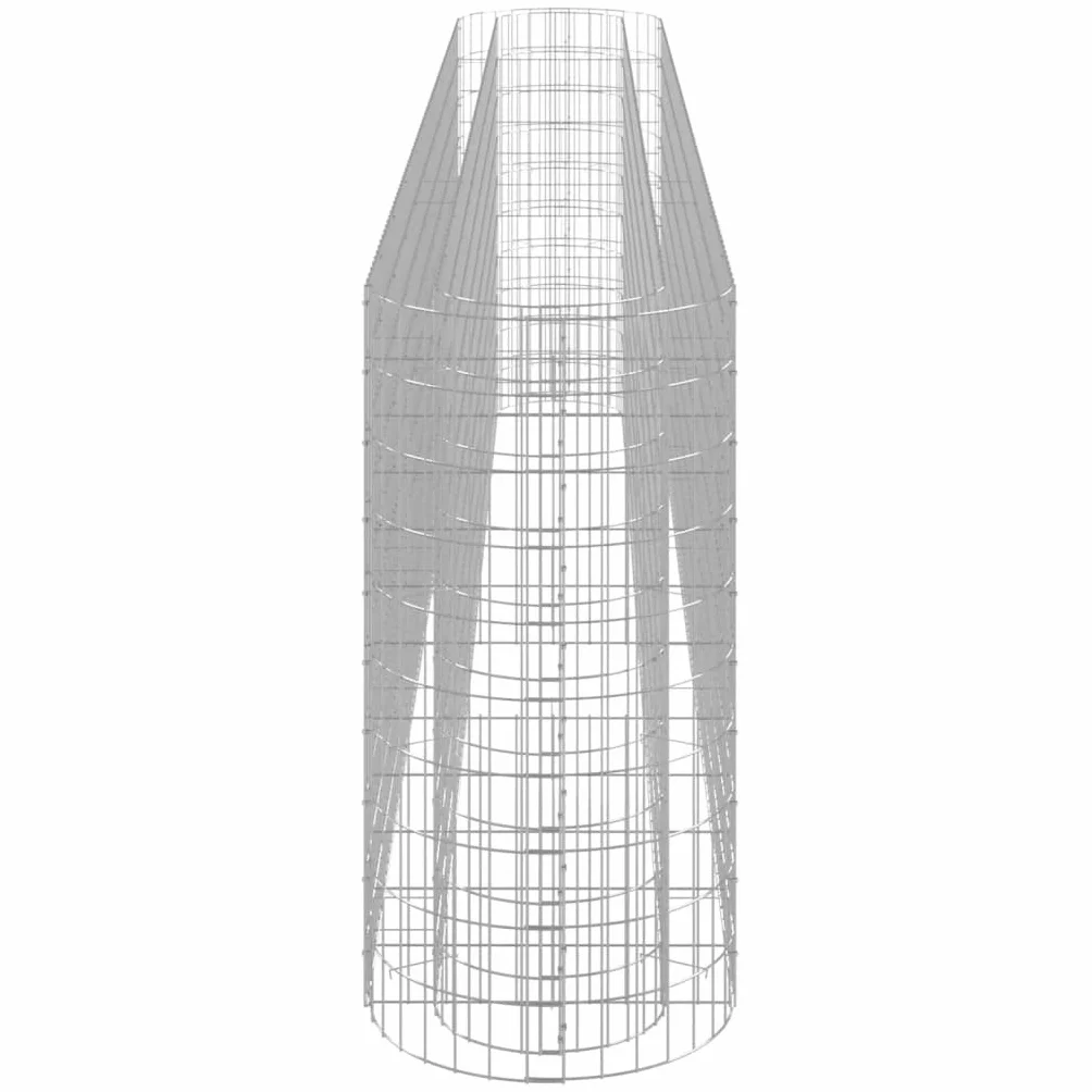 vidaXL Podwyższona donica gabionowa galwanizowane żelazo 400x50x100 cm