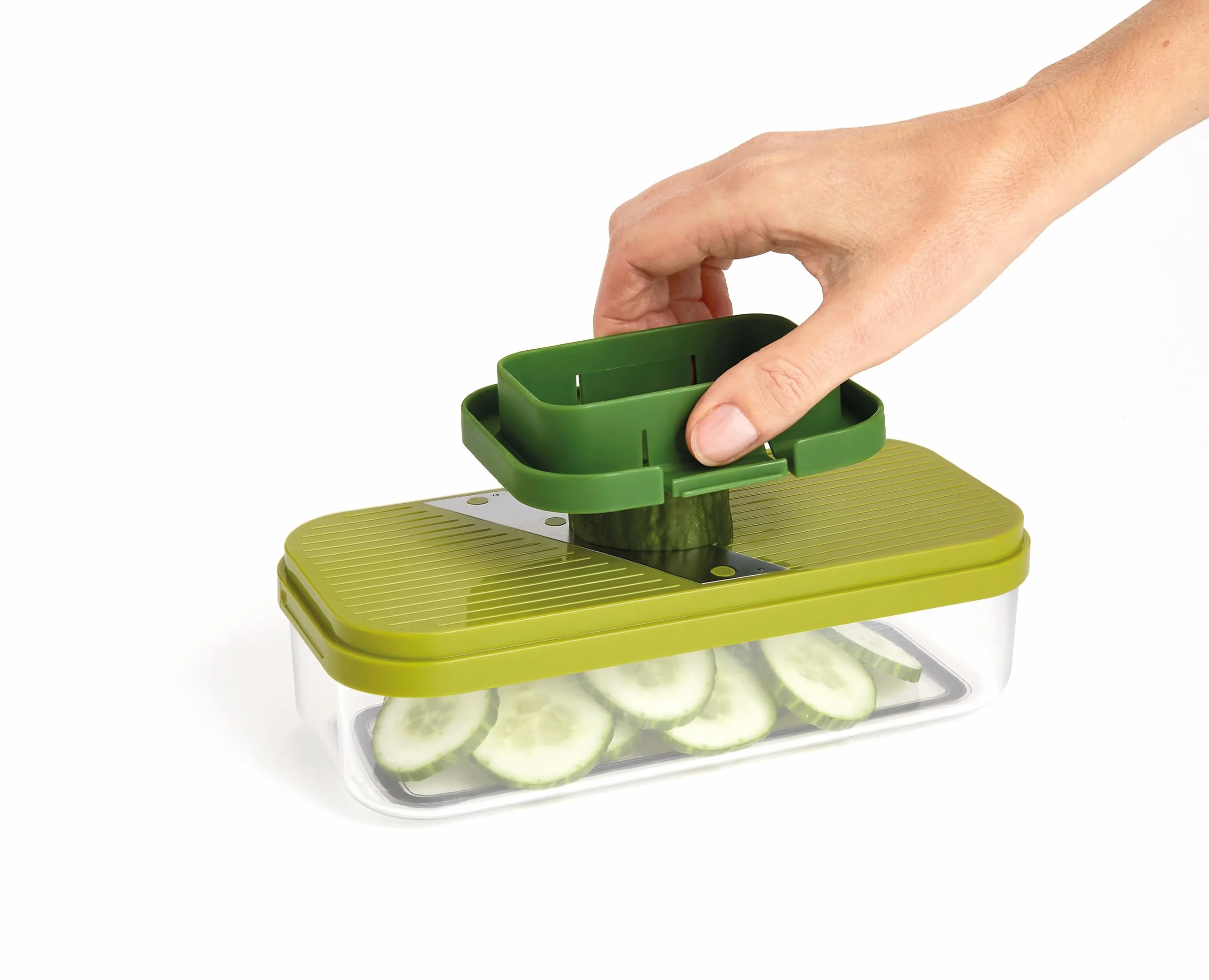 Joseph Joseph Multi-Prep wielofunkcyjny zestaw 4w1, kuchenny rozdrabniacz i obieraczka do warzyw, tarka do sera, krajalnica do warzyw Mandoline, krajalnica do żywności Julienne z pojemnikiem zbiorczym