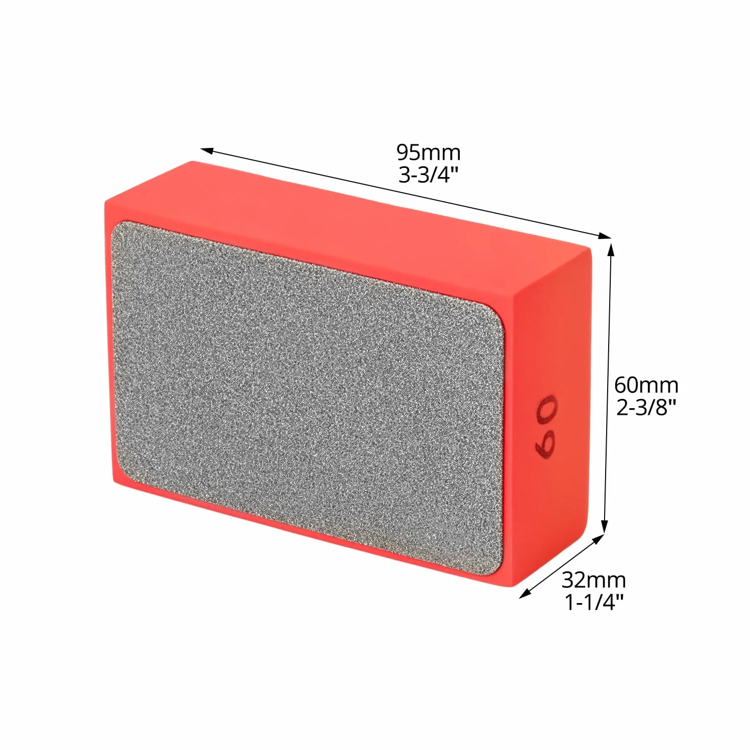 QWORK® Zestaw 4 podkładek polerskich do ręcznego polerowania, ziarnistość 60#, 100#, 200#, 400#, do płytek, granitu, marmuru, ceramiki