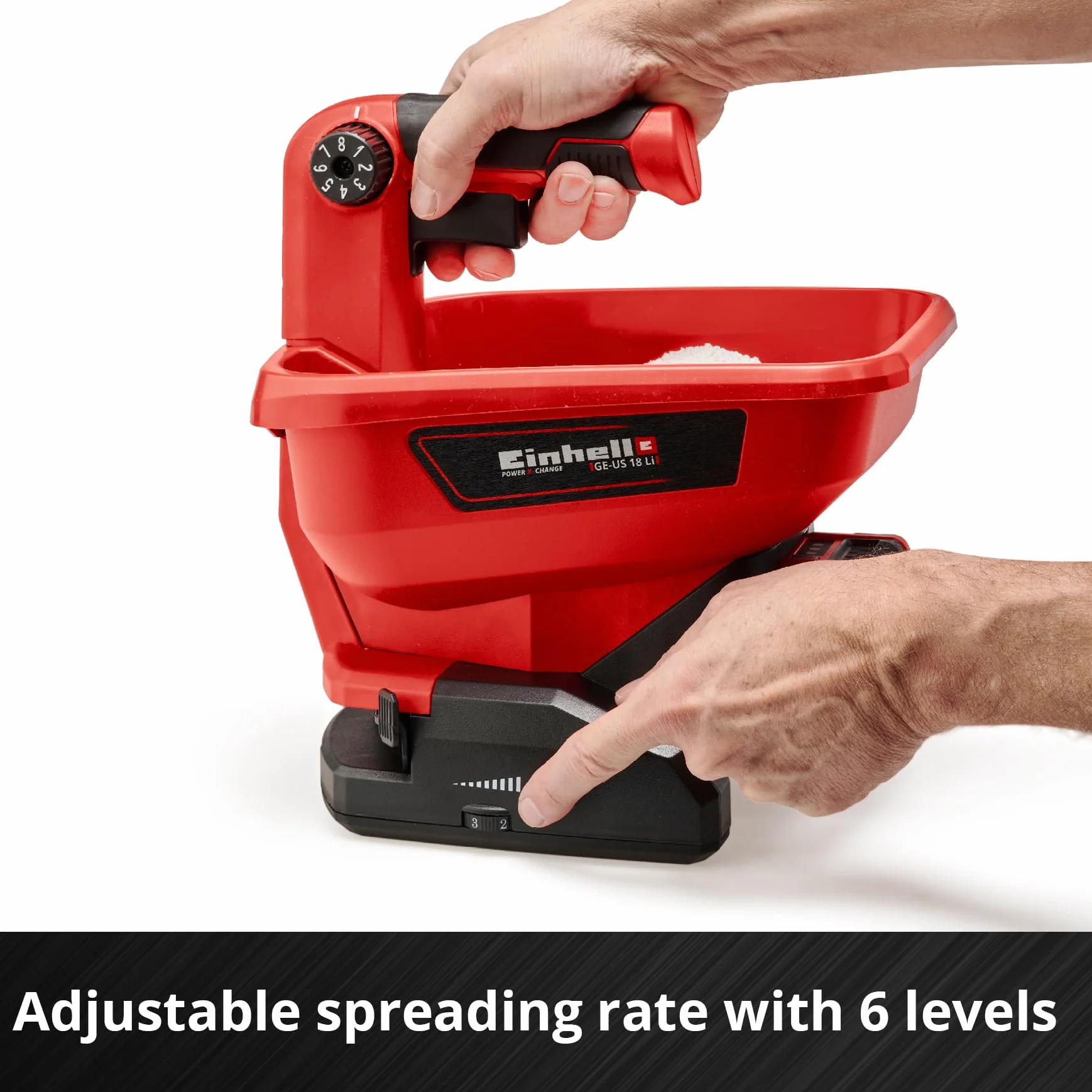 Einhell Ge-Us 18 Li-Solo Power X-Change Siewnik 3.3 litra Czerwony Czarny