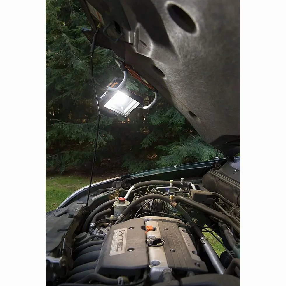 WORX Wx026.9 Lampa Robocza Led, 0 W, 20 V, Szara, 23 X 26 X 24,5 Cm