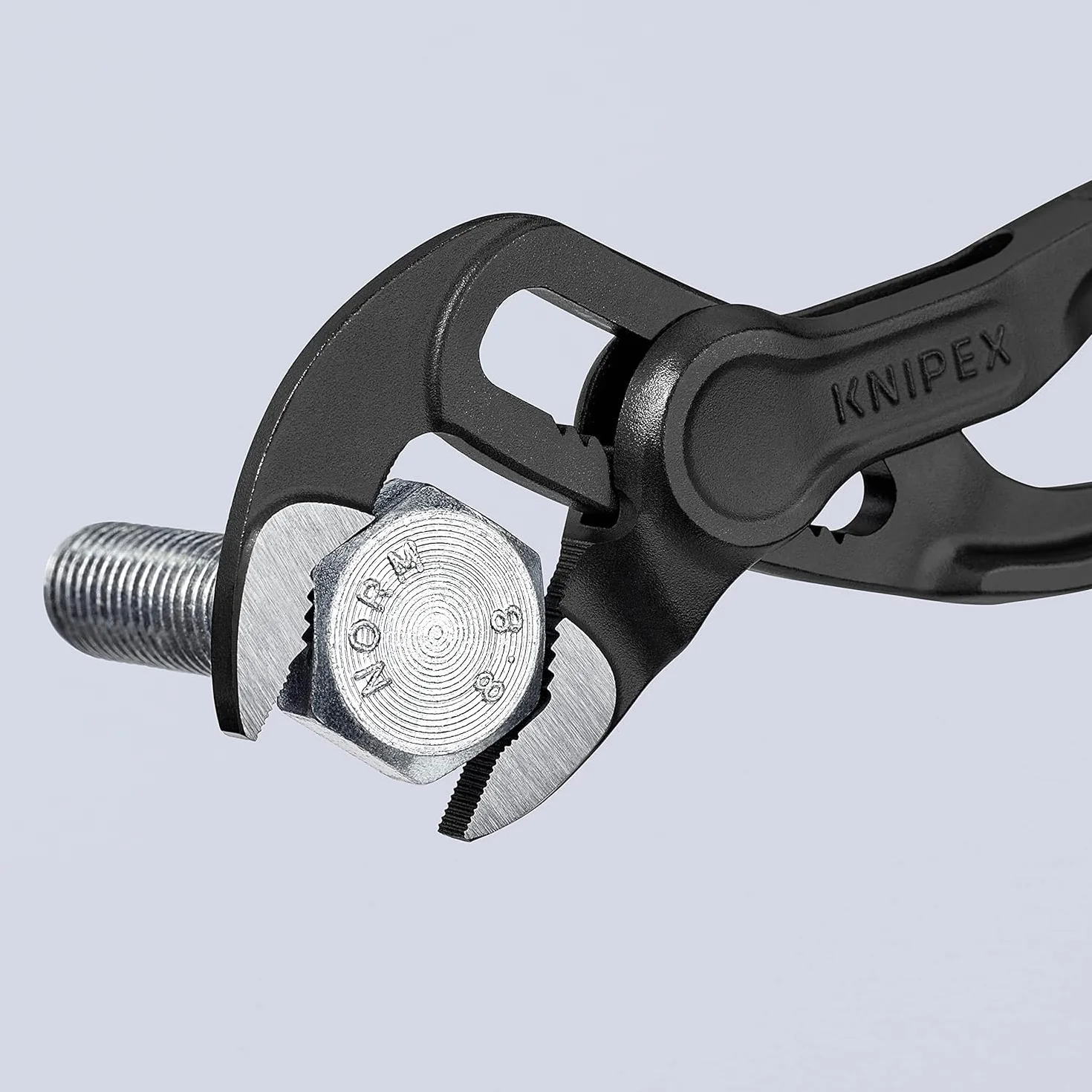 KNIPEX Cobra XS Szczypce nastawne do rur fosforanowana, szara wytłaczana, chropowata powierzchnia 100 mm, 87 00 100