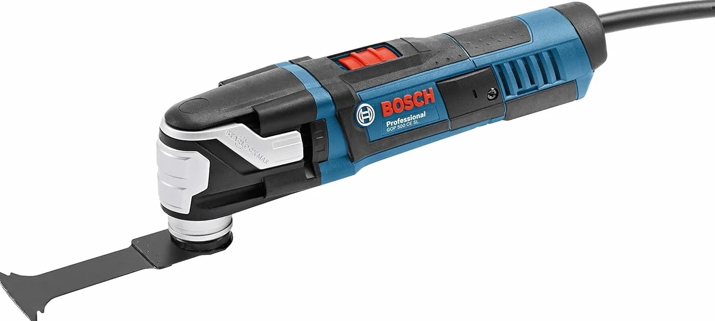 Bosch Professional: narzędzie wielofunkcyjne Multi-Cutter GOP 40-30 400 W & Bosch Accessories 4-CZĘŚCIOWY ZESTAW DO PODŁÓG I ZABUDOWY