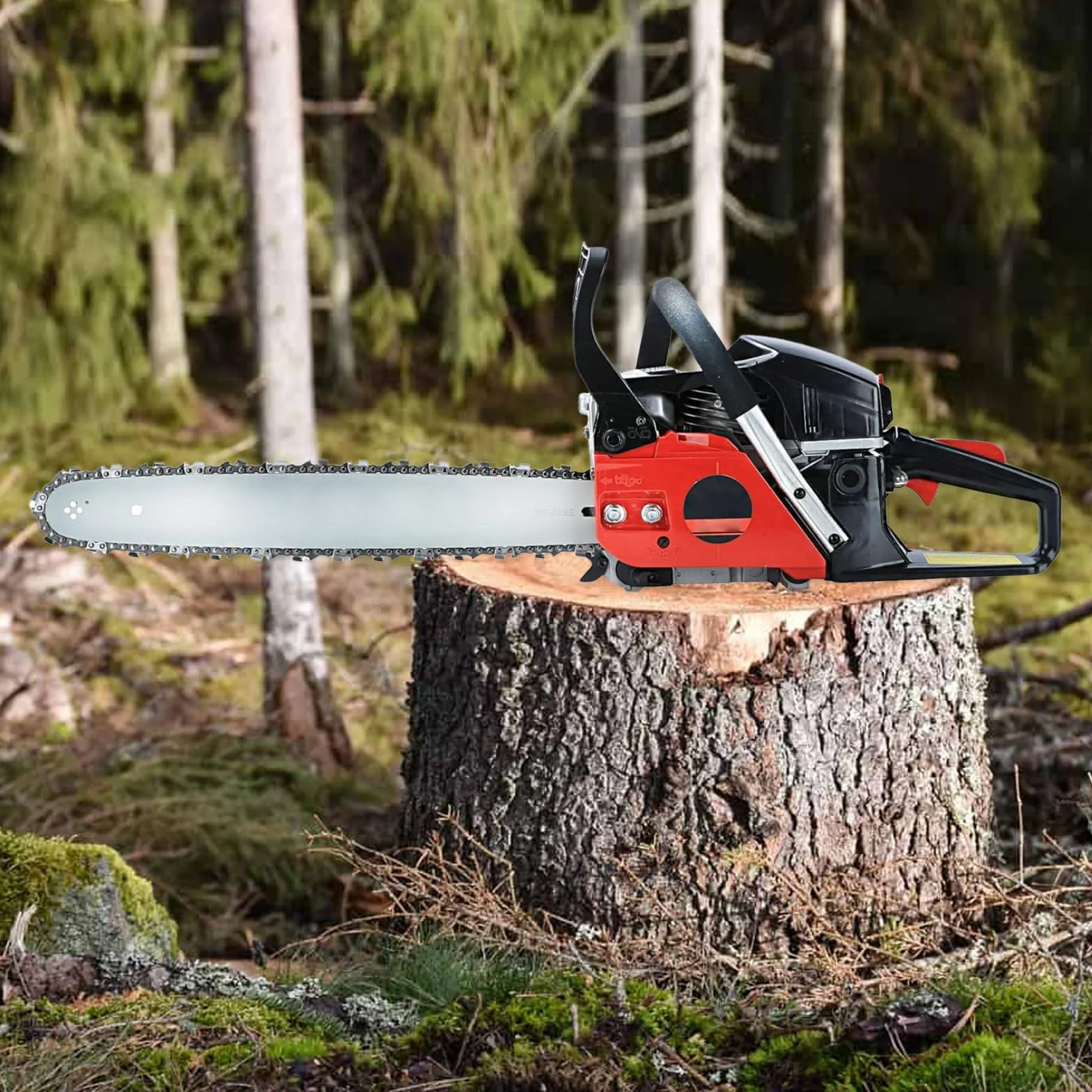 Zestaw 4 łańcuchów do piły 3/8" 1,3 mm 52 TG 35 cm, kompatybilne z AKE 35 S, DUC353