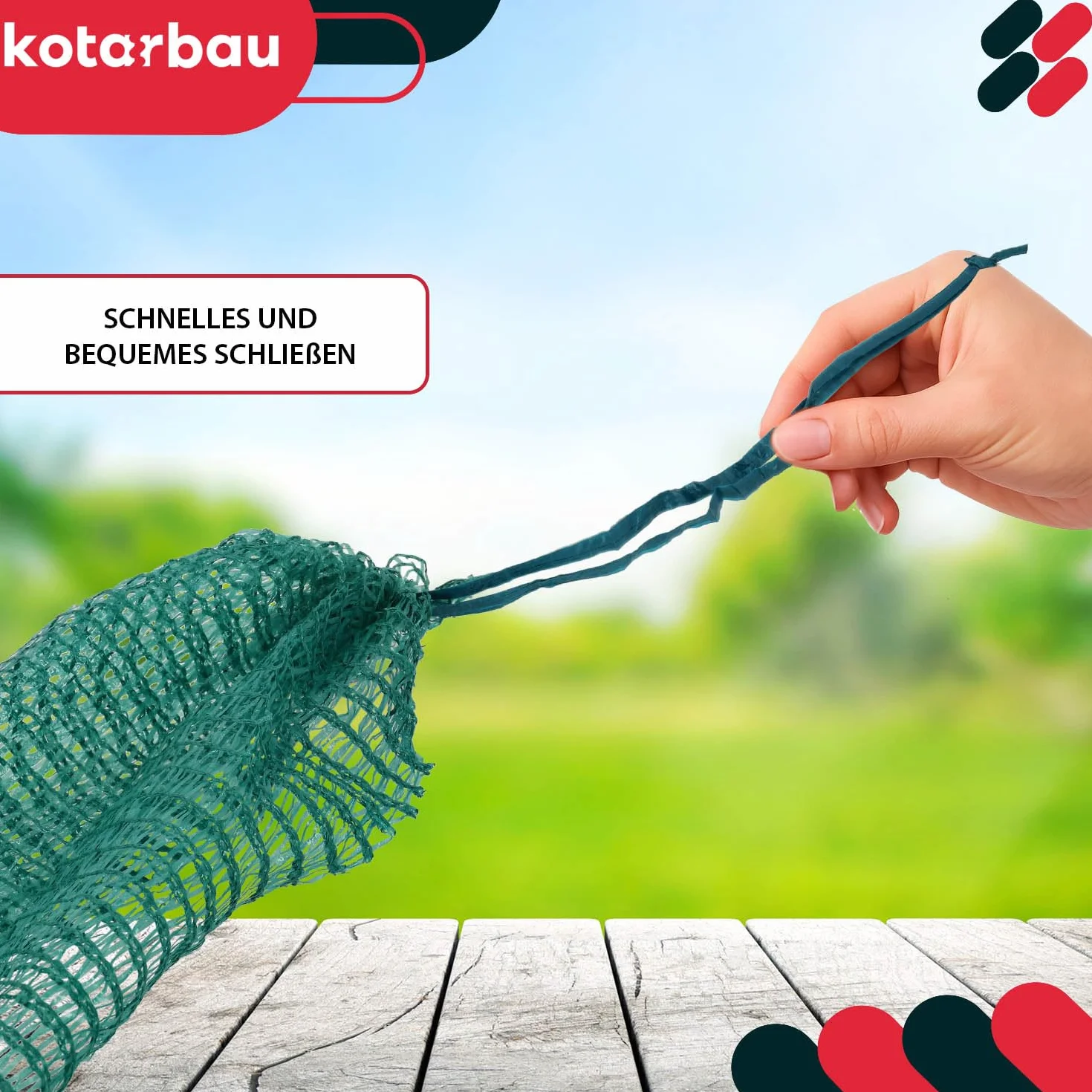 KOTARBAU® worki raszlowe 40 x 60 cm 15 kg polipropylen siatka na warzywa