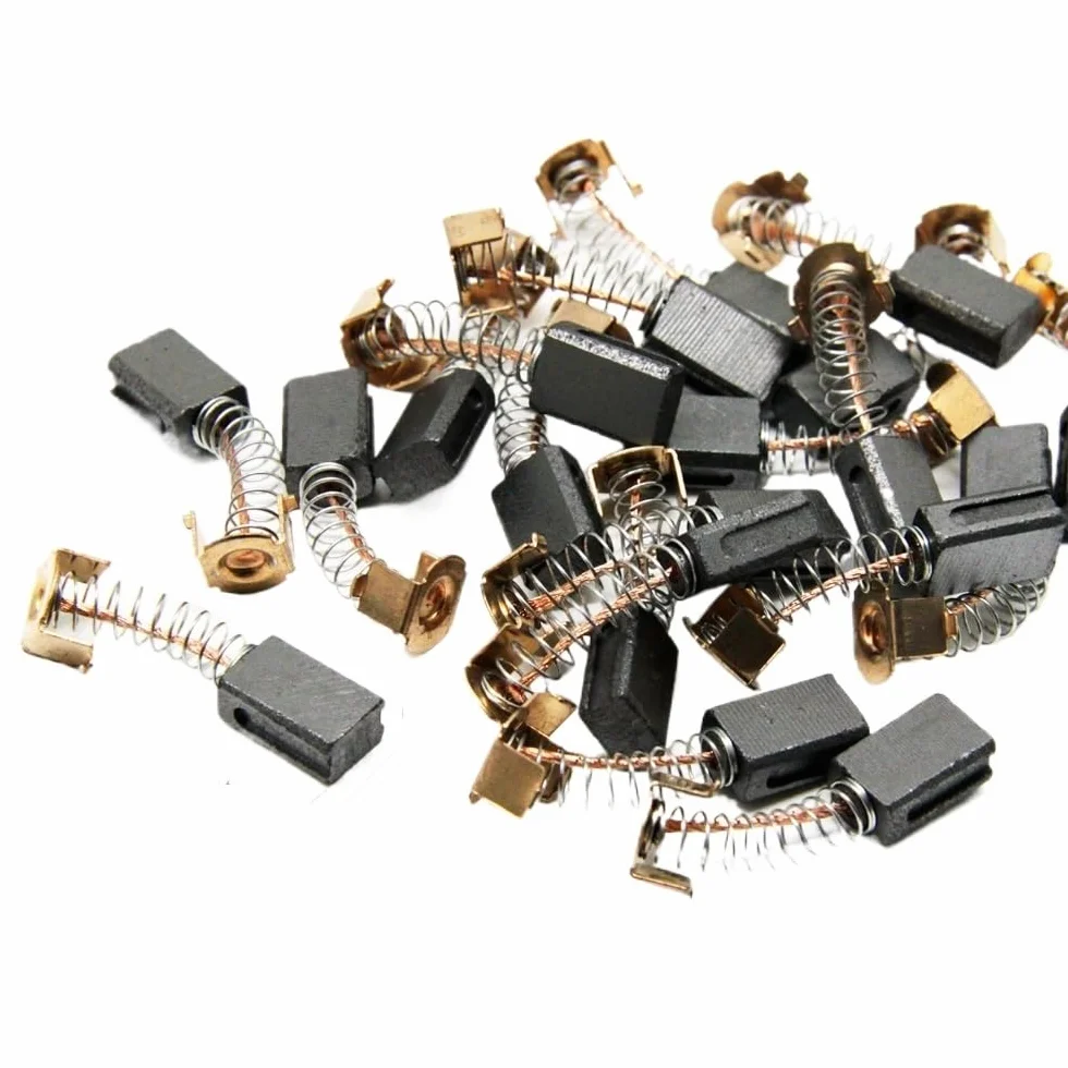 10 par szczotek węglowych 5 x 8 x 12 mm do szlifierki kątowej G720 elektronarzędzi silników elektrycznych części zamiennych