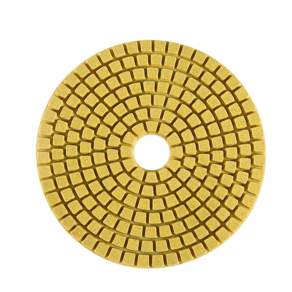 Tarcza polerska, diamentowa tarcza polerska 100 mm Zestaw mokrych i suchych tarcz polerskich do bloków granitowo-marmurowych