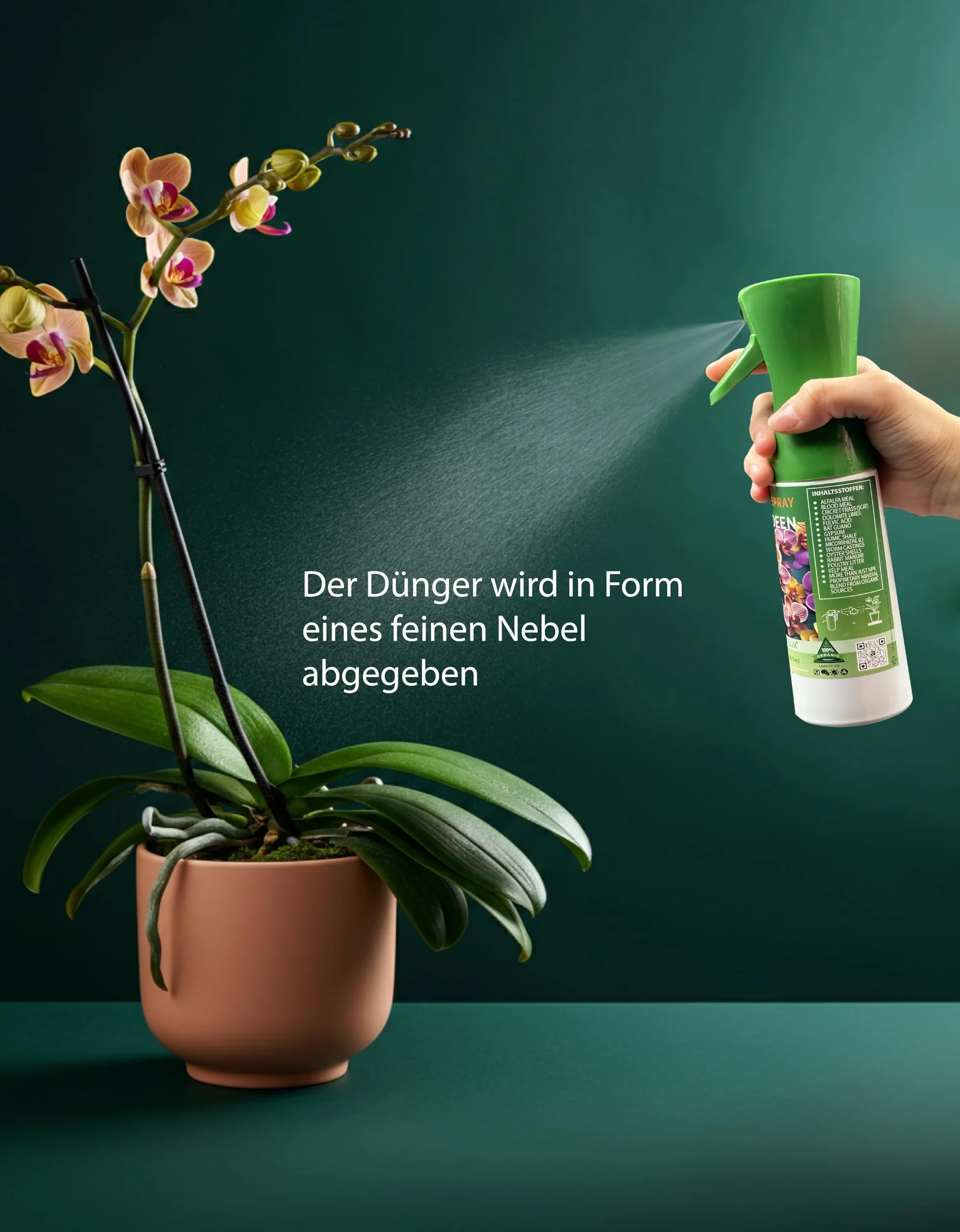 BIO Vitalspray do storczyków 300 ml z 16 śladowymi substancjami odżywczymi