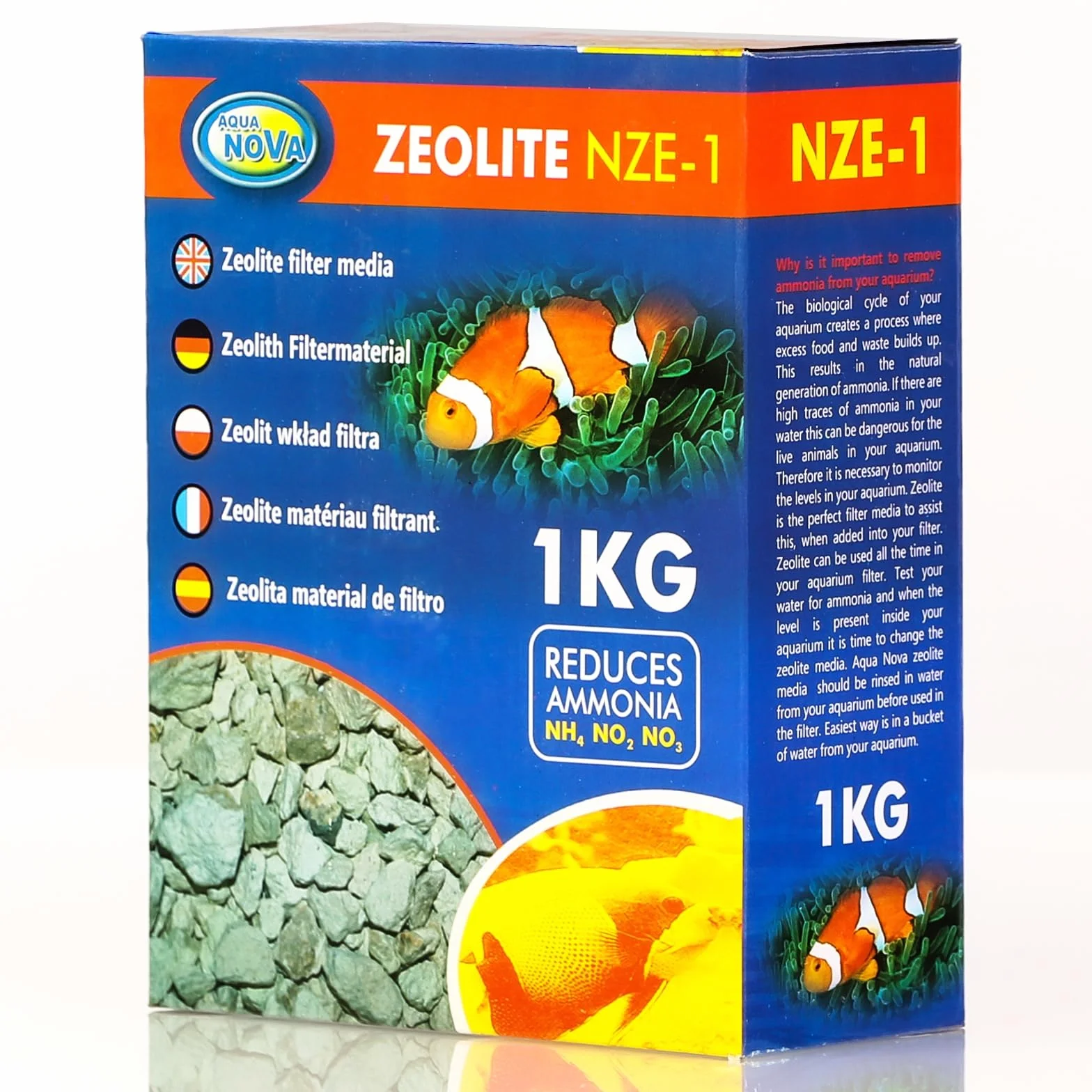 Aqua Nova Zeolite NZE-1 wkład filtra 1kg