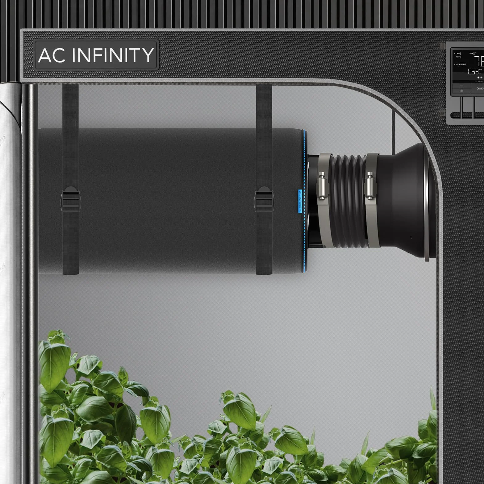 AC Infinity Air Carbon Filter 6"mit Premium Australian Virgin Charcoal, für Inline-Kanalventilator, Geruchskontrolle, Grow Rooms