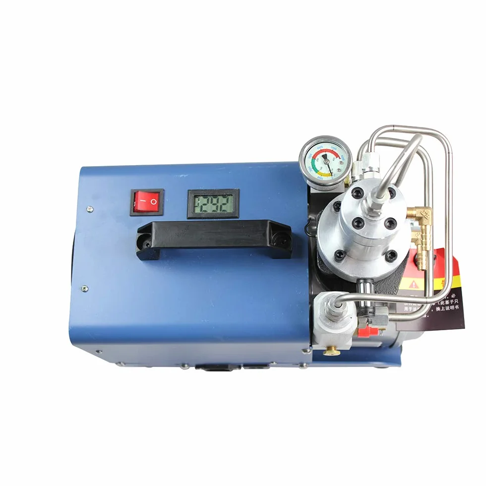 Wysokociśnieniowa pompa sprężarki powietrza PCP kompresor 300 bar 4500 psi 1800 W pompa wysokociśnieniowa