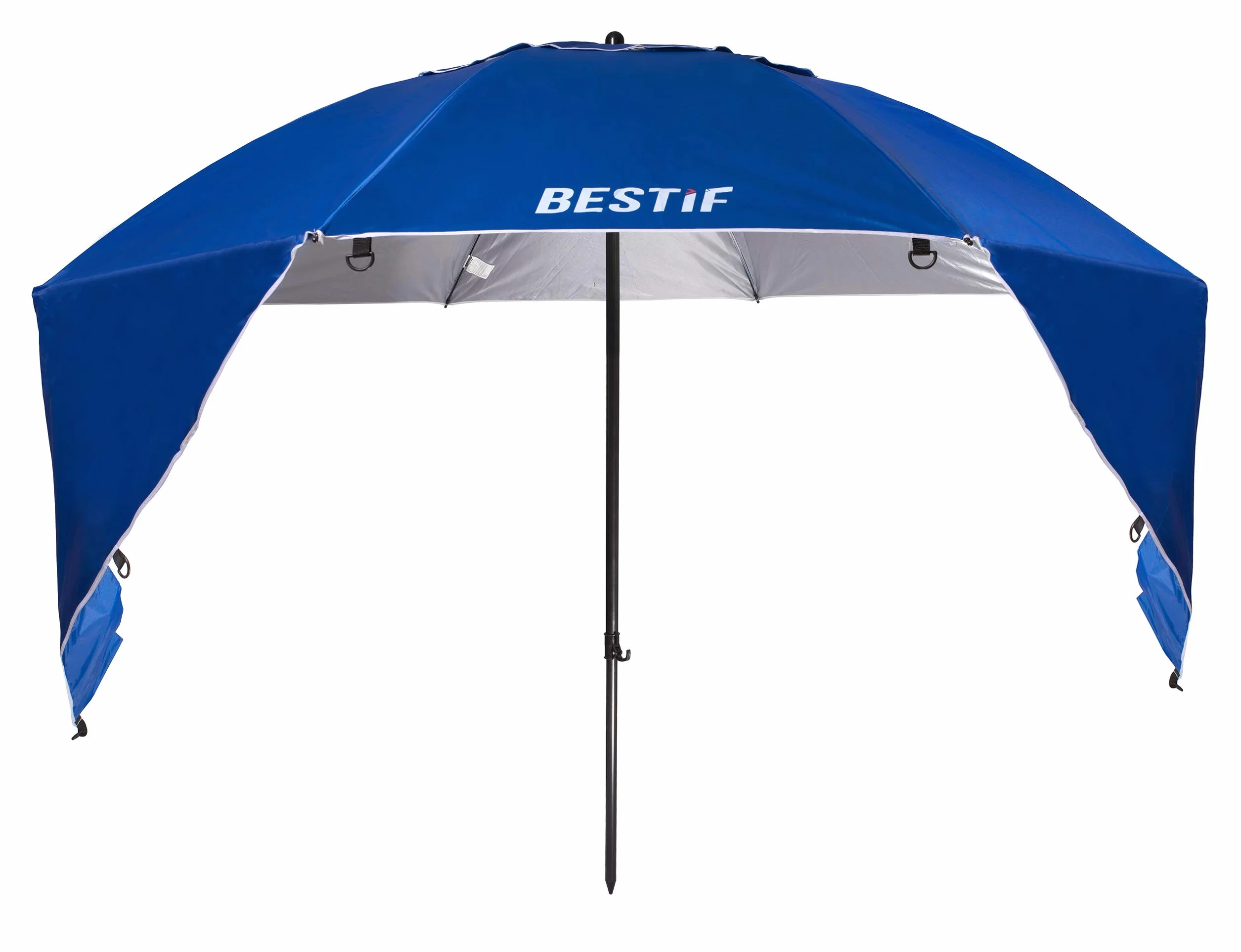 Parasol przeciwsłoneczny ogrodowy 2w1 ochrona UV 50 składany 210 x 220 cm