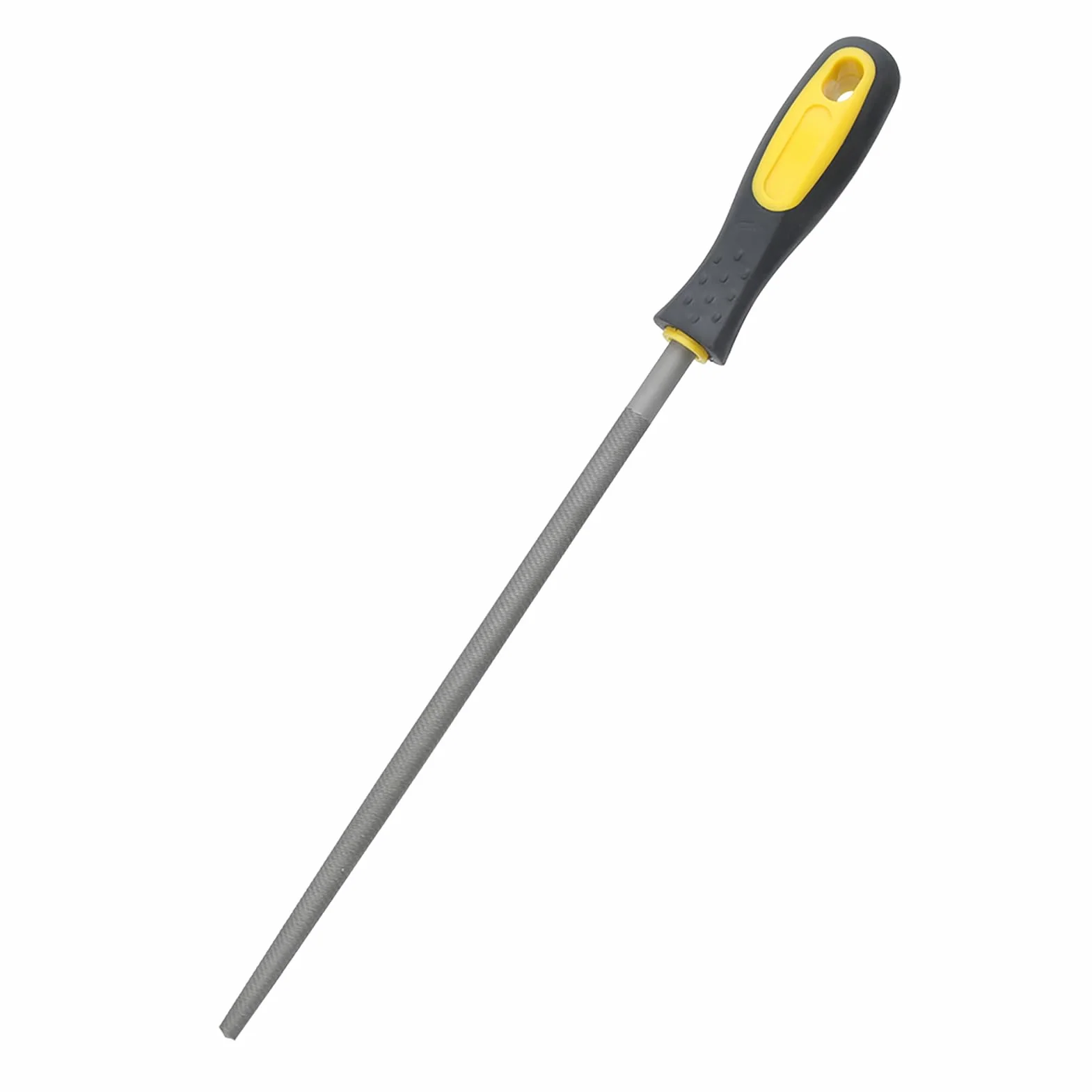 10-calowy Pilnik Okrągły z rączką, Tarnik Mechaniczny 250 Mm, Pilnik do Metalu ze Stali do Obróbki Metali, Drewna i Projektów Typu „zrób to sam” (Pilnik okrągły o średnicy 10