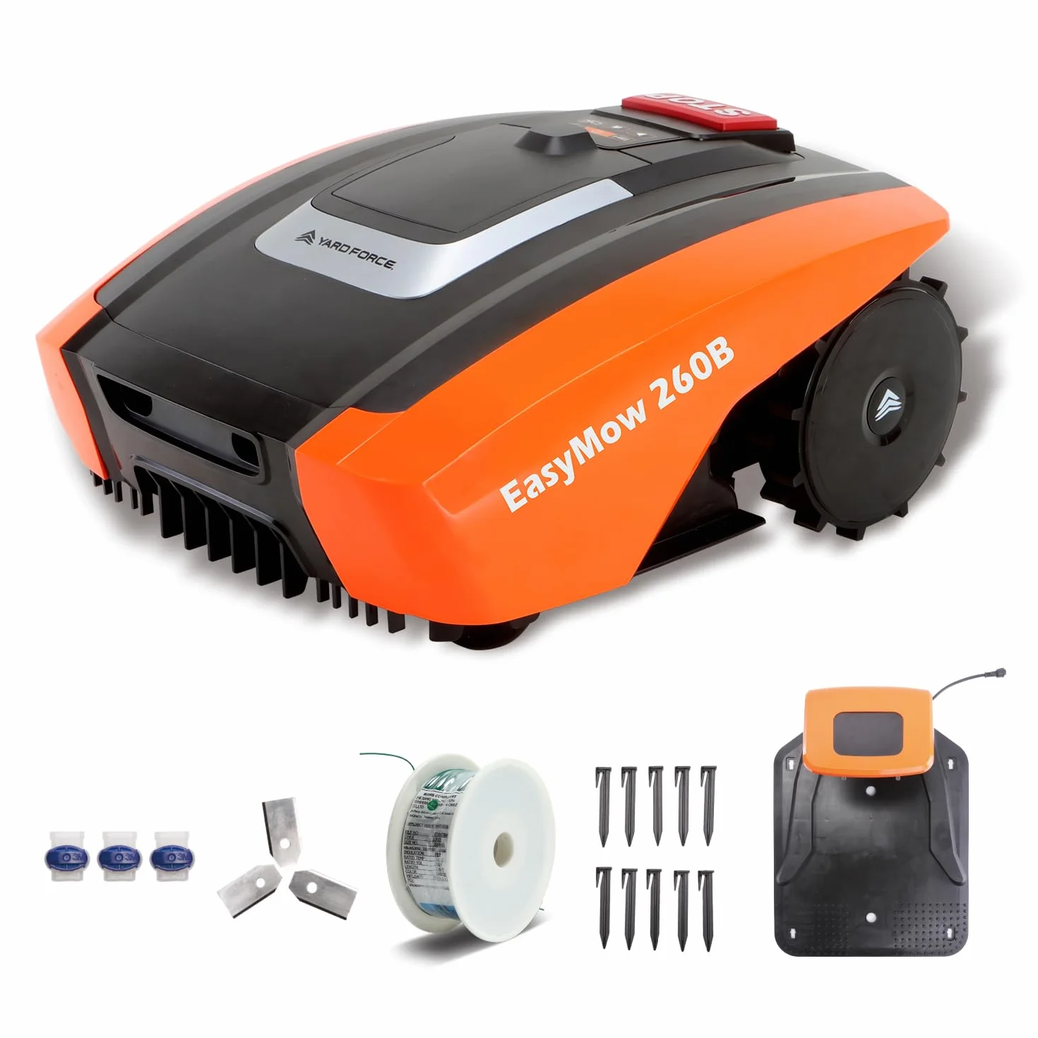 Yard Force Easymow 260B Robot Koszący, Wielokolorowy, Do 260 m²