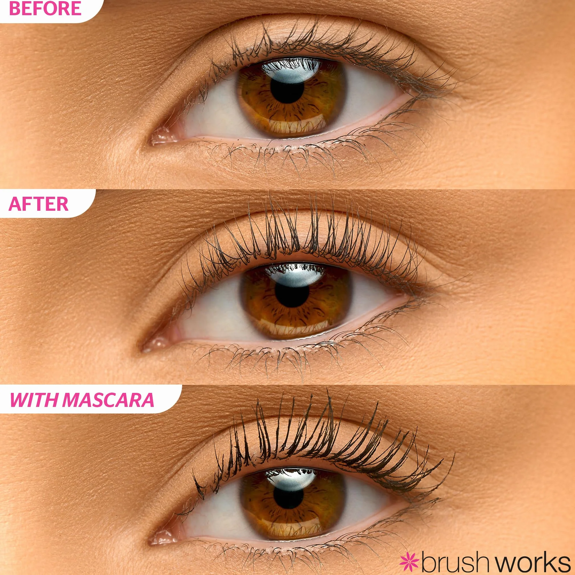 Brushworks Eyelash Curler - Pink