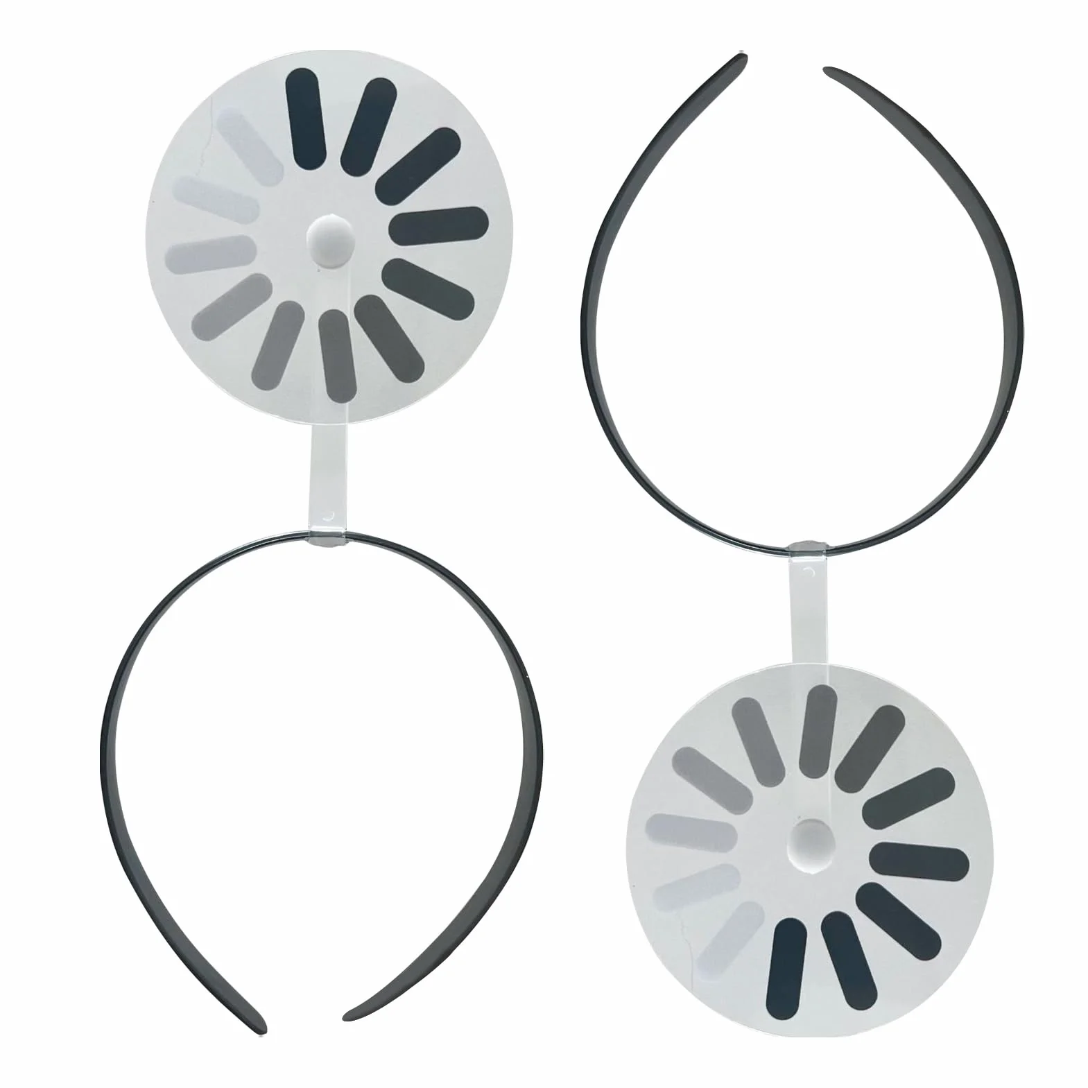 Funny Headbands, Hair Clips with Loading Symbol Design, Stylish and Lightweight Hair Accessories, Ideal for Women, Girls, Daily Use, Work, Music Festivals, Makeup Events, Holidays, Parades