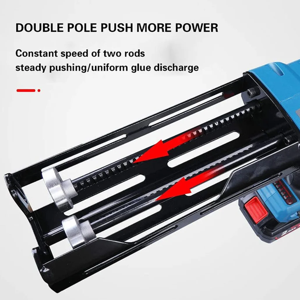 Bezprzewodowy elektryczny pistolet uszczelniający, dwukomponentowy aplikator epoksydowy 12 V, automatyczny do wkładów 400 ml, uszczelniacz silikonowy odpowiedni do różnych projektów