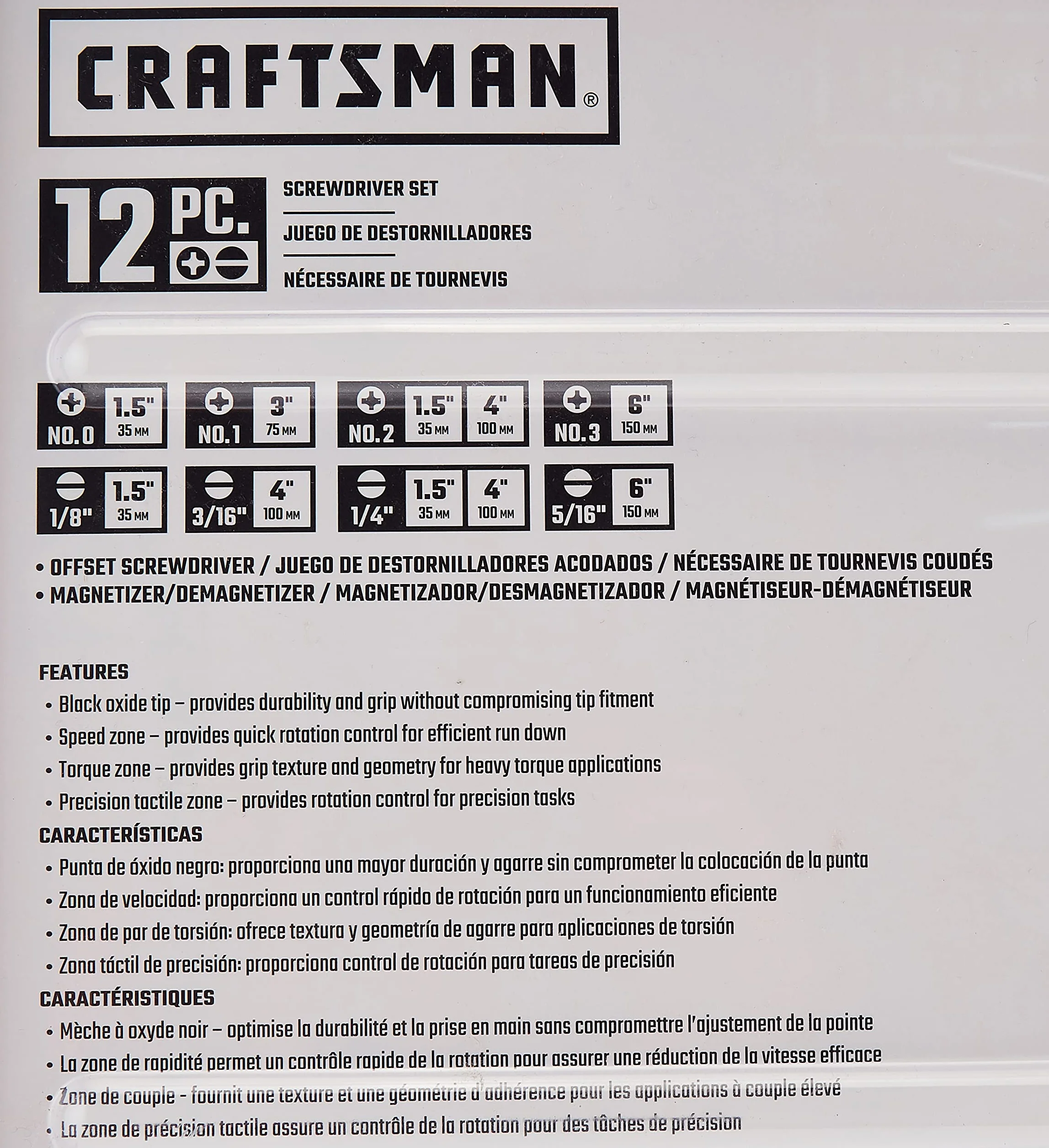Craftsman CMHT65071 SD Bi-Material-12 szt. zestaw