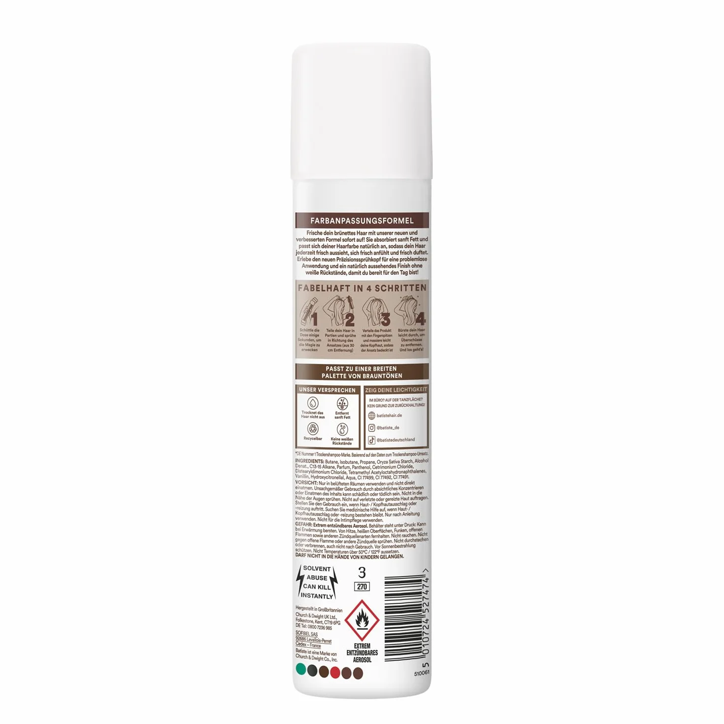 Batiste Medium Brown & Brunette Suchy szampon