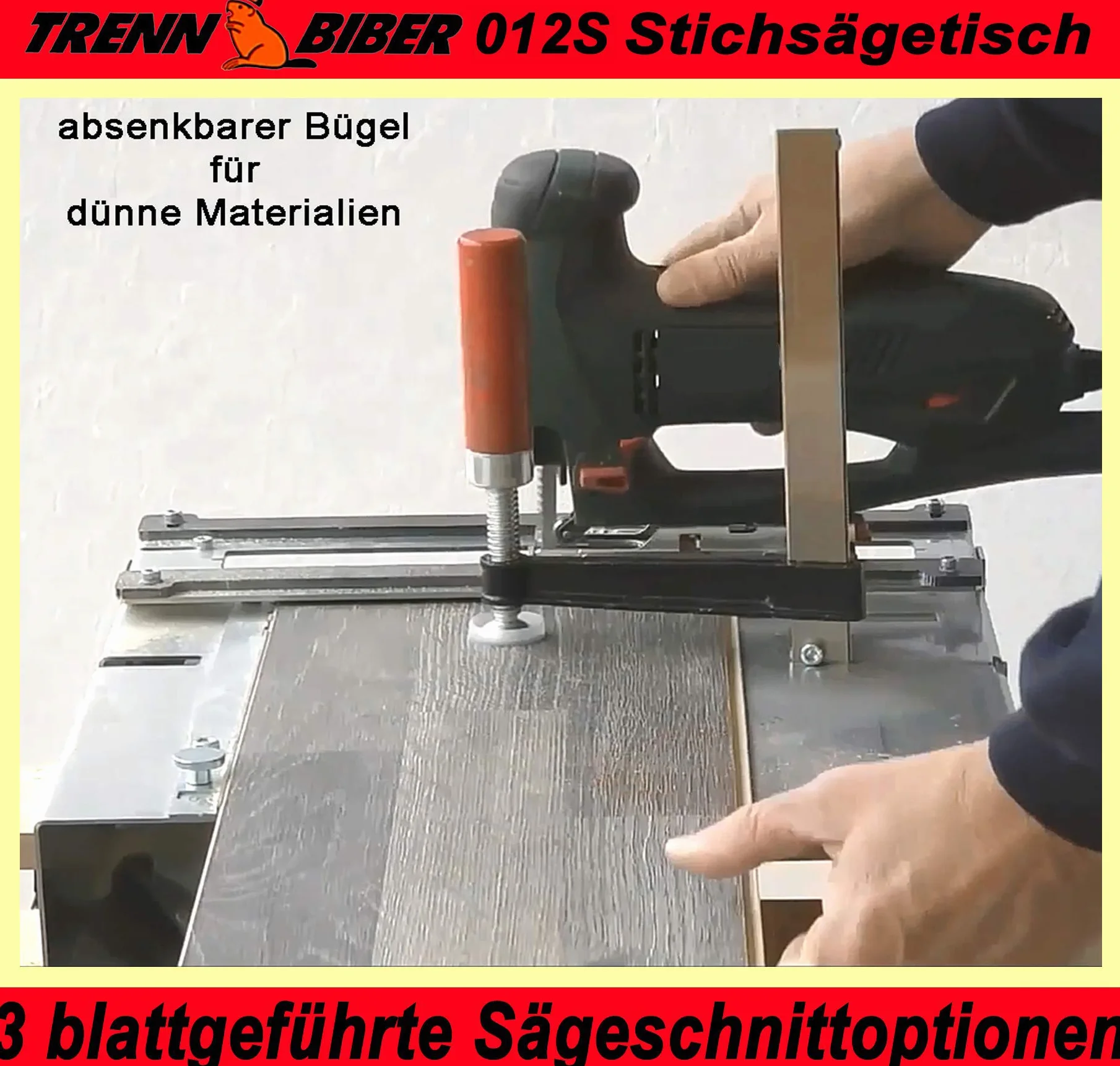 Stół do wyrzynarki 012S-4 Biber do cięcia laminatu